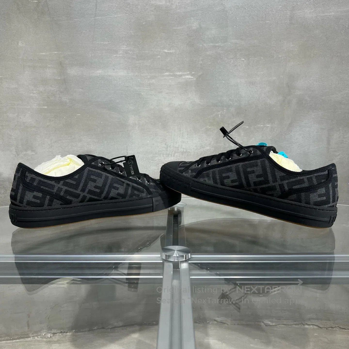 Fendi FENDI Manchu-style old-school LOGO cookies shoes with boar Size US 9 / EU 42 - 4 Thumbnail
