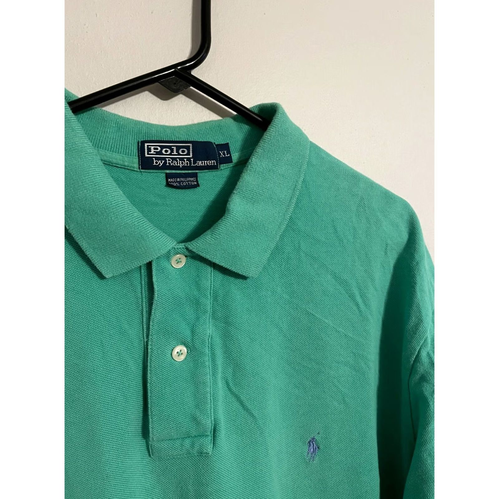 Polo Ralph Lauren Polo Ralph Lauren Polo Shirt S/S Casual Mint Green Purple Pony Logo - Men's XL Size US XL / EU 56 / 4 - 2 Thumbnail