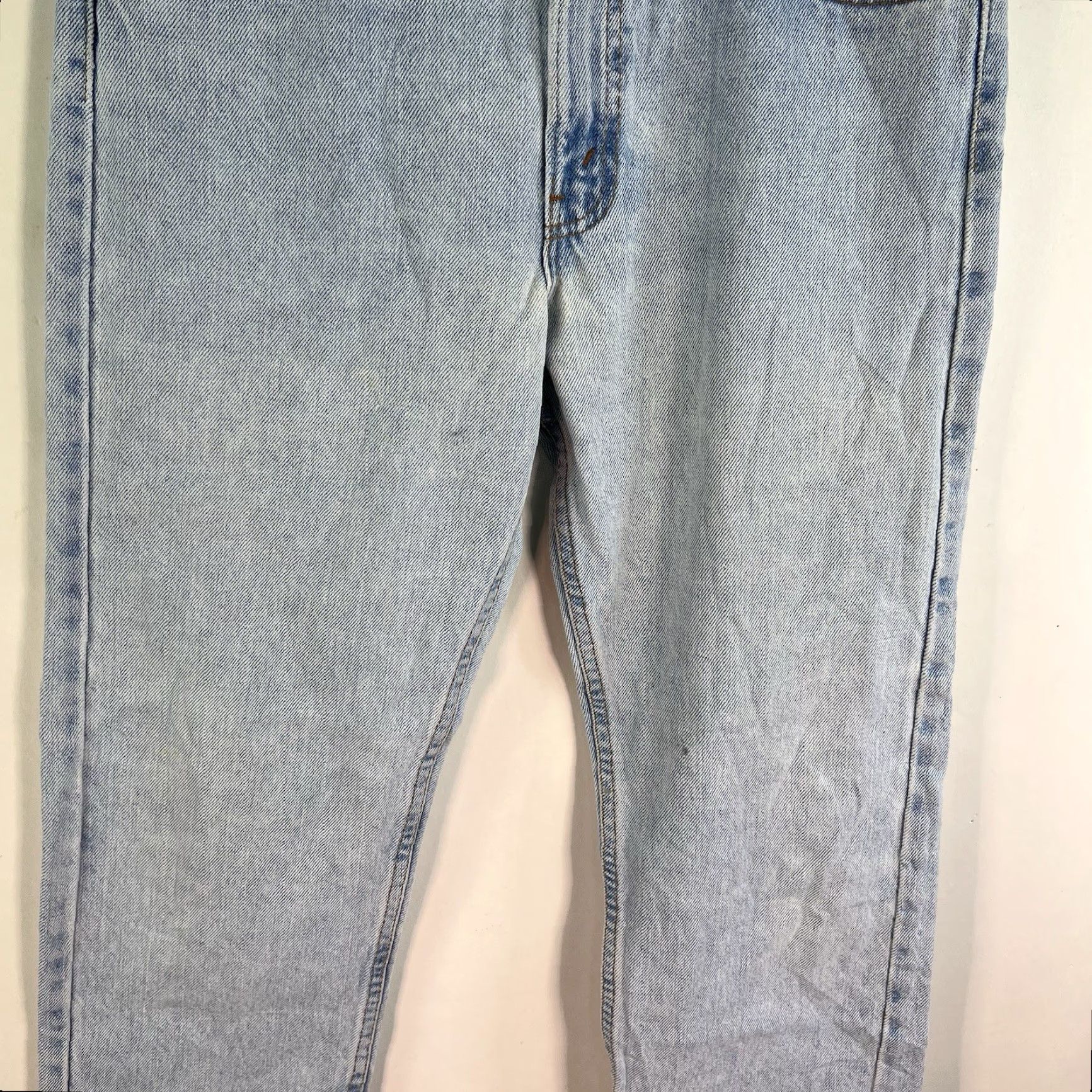 Levi's Levi's 505 Cropped Denim Jeans Women Size 30 Inseam 27 Light Wash Distressed Blue Regular Fit Size 30" / US 8 / IT 44 - 3 Thumbnail
