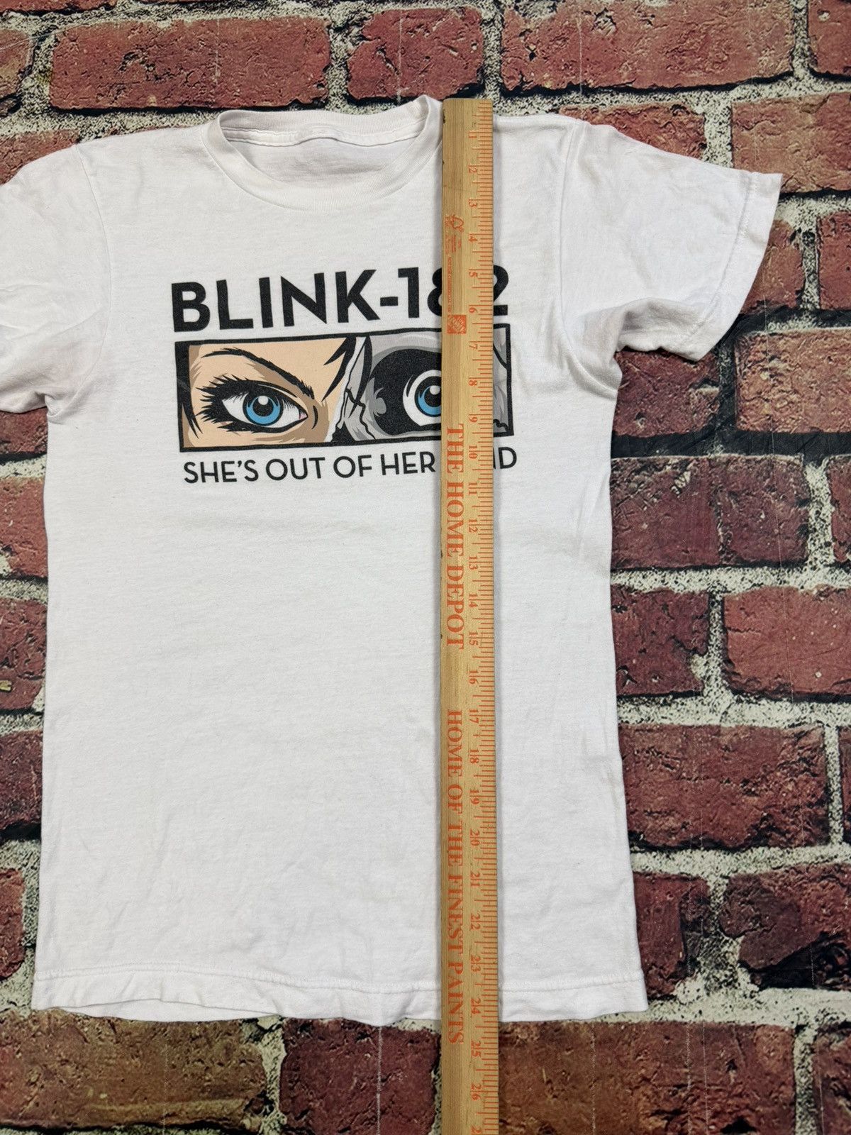 Band Tees Blink 182 She's Out of Her Mind Single T Shirt Band Y2K Punk Size US XS / EU 42 / 0 - 5 Thumbnail