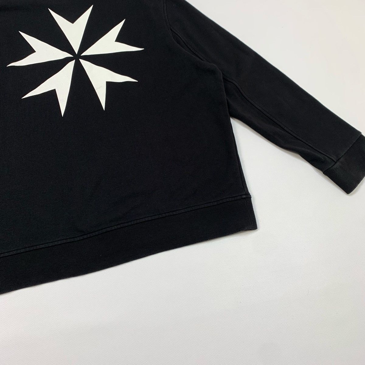 Luxury Neil Barrett NEIL BARRETT Military Star Sweatshirt Black Grailed
