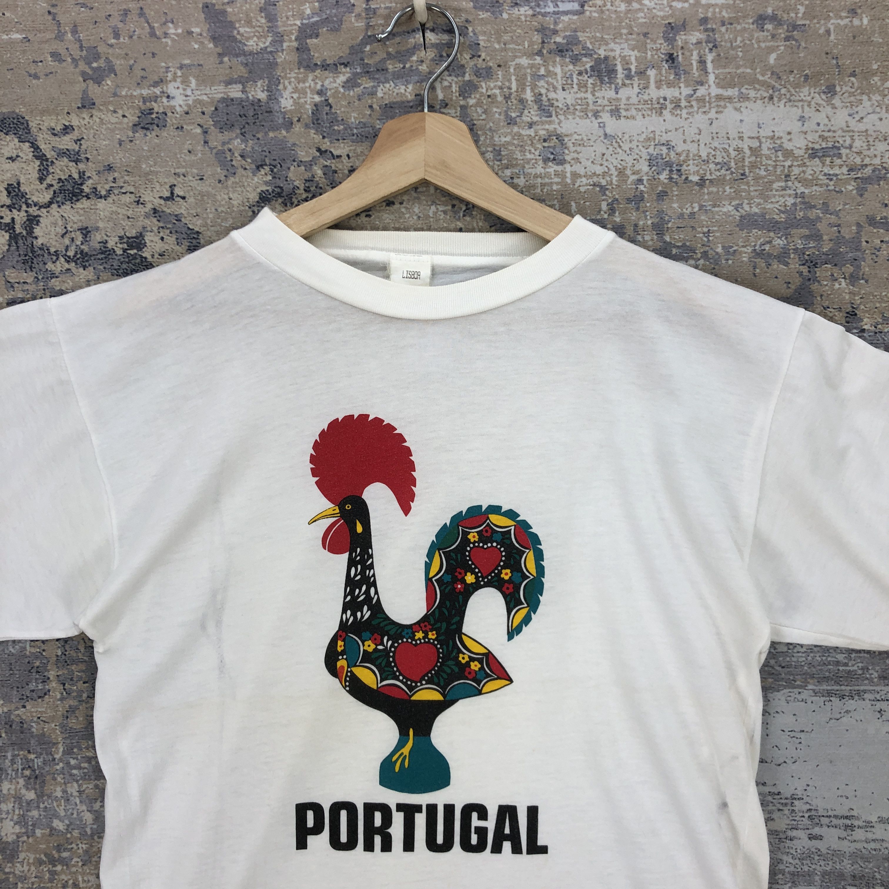 Vintage Vintage Galo de Barcelos T Shirt Portuguese Rooster Tees Size US M / EU 48-50 / 2 - 2 Thumbnail