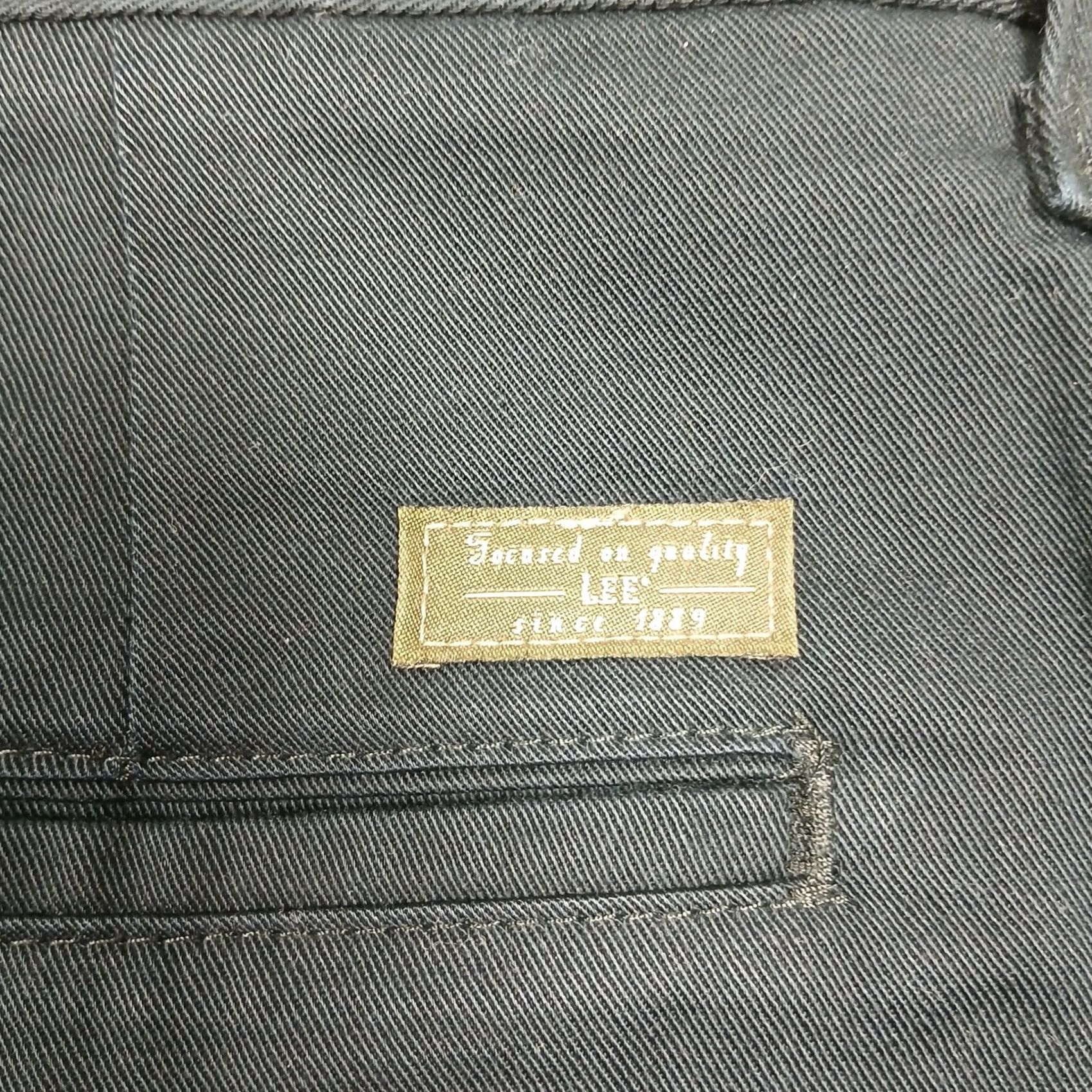 Lee Lee Workwear Pants Mens 36x32 Navy 100% Cotton Pleated Front Dress Pants Vintage No Size US 38 / EU 54 - 4 Thumbnail
