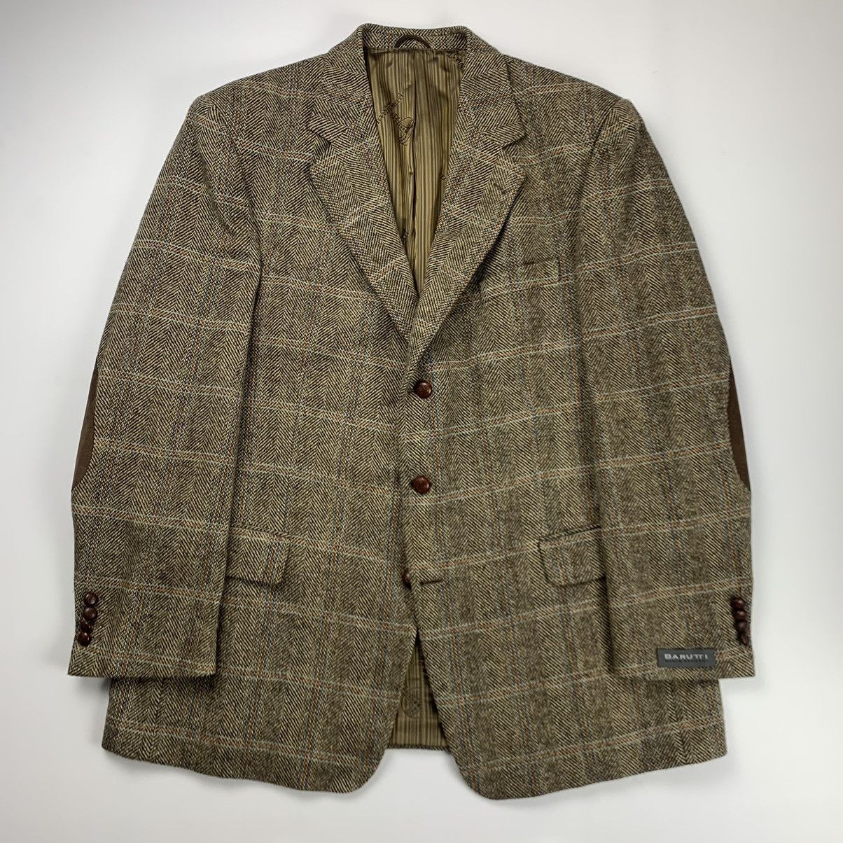 1円 希少 美品 マリオバルッティ別注 ハリスツイードMARIO BARUTTI