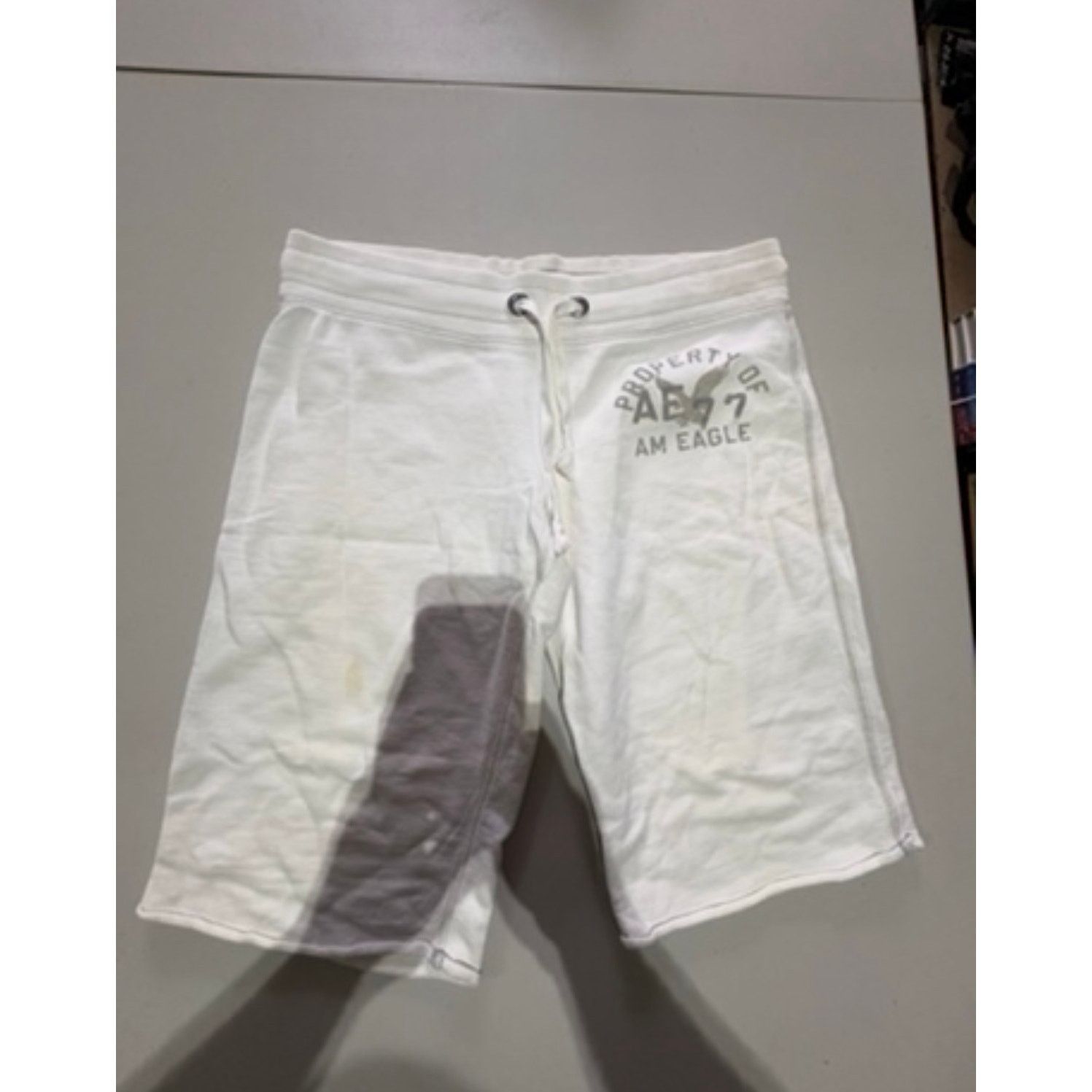 American Eagle Outfitters American Eagle AE 77 White Fleece Shorts Men’s Size Medium Size US 32 / EU 48 - 3 Thumbnail