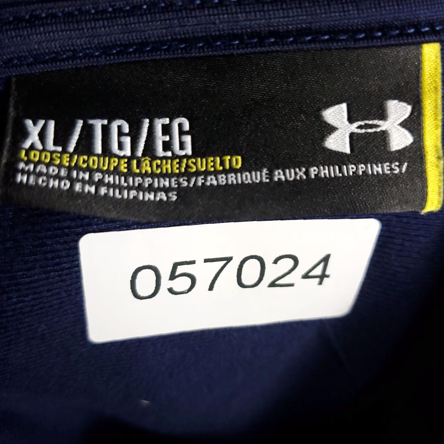 Under Armour Under Armour Jacket Mens XL Blue Full Zip Track Jacket Sports Football Baseball Running & Jogging Walking 100% Polyester Size US XL / EU 56 / 4 - 8 Thumbnail