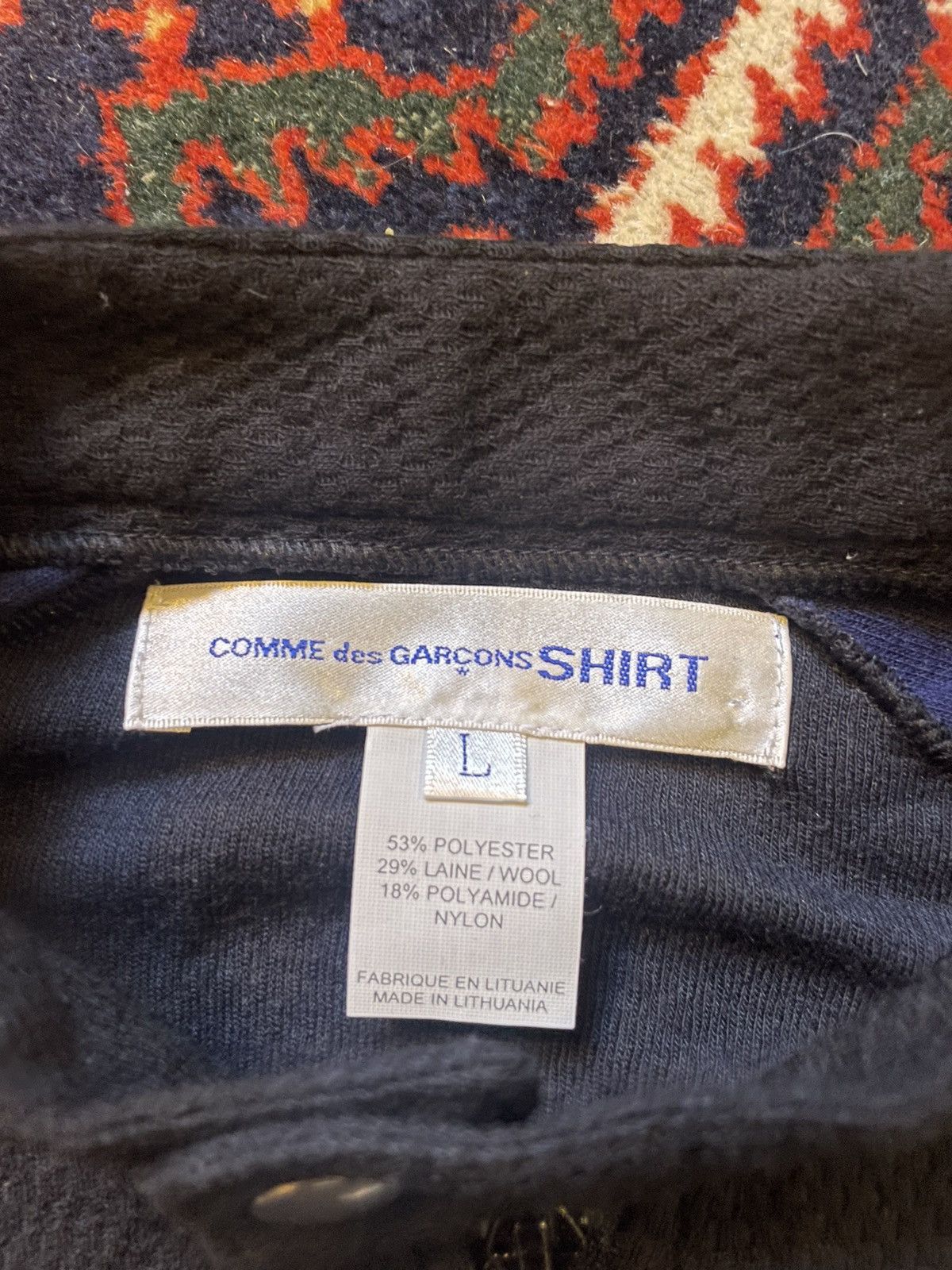 Comme des Garcons SHIRT Comme Des Garcons SHIRT paneled biker sport top jacket Size US M / EU 48-50 / 2 - 2 Thumbnail