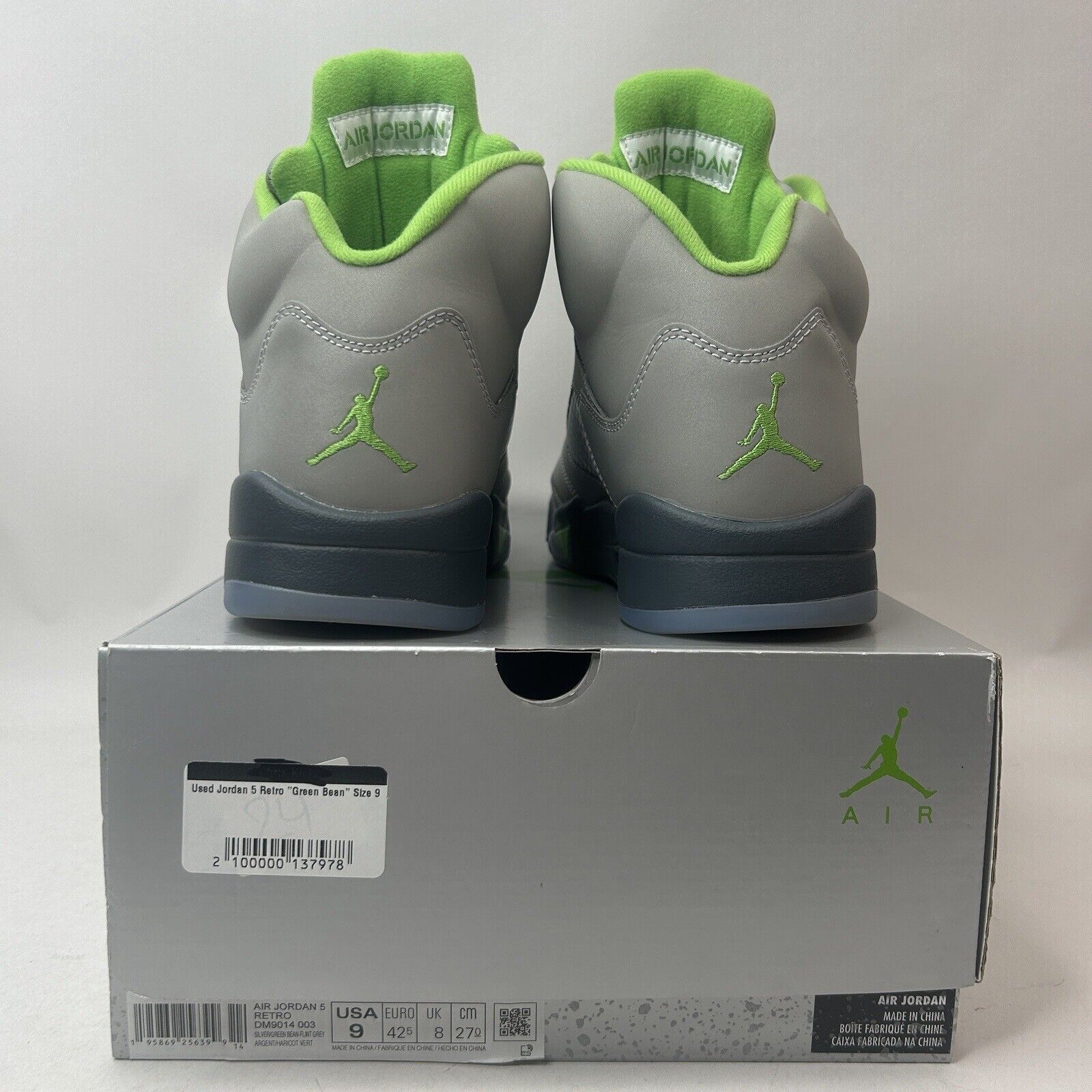 Nike Nike Air Jordan 5 Retro OG “Green Bean” 2023 Size US 9 / EU 42 - 4 Thumbnail