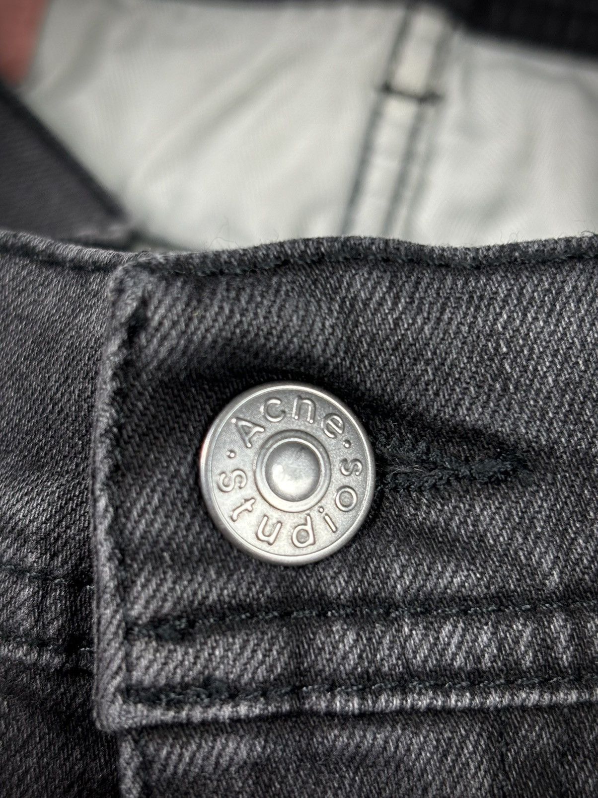 Acne Studios “Acne Studios” Bla Konst Climbed Black Jeans Size US 30 / EU 46 - 4 Thumbnail