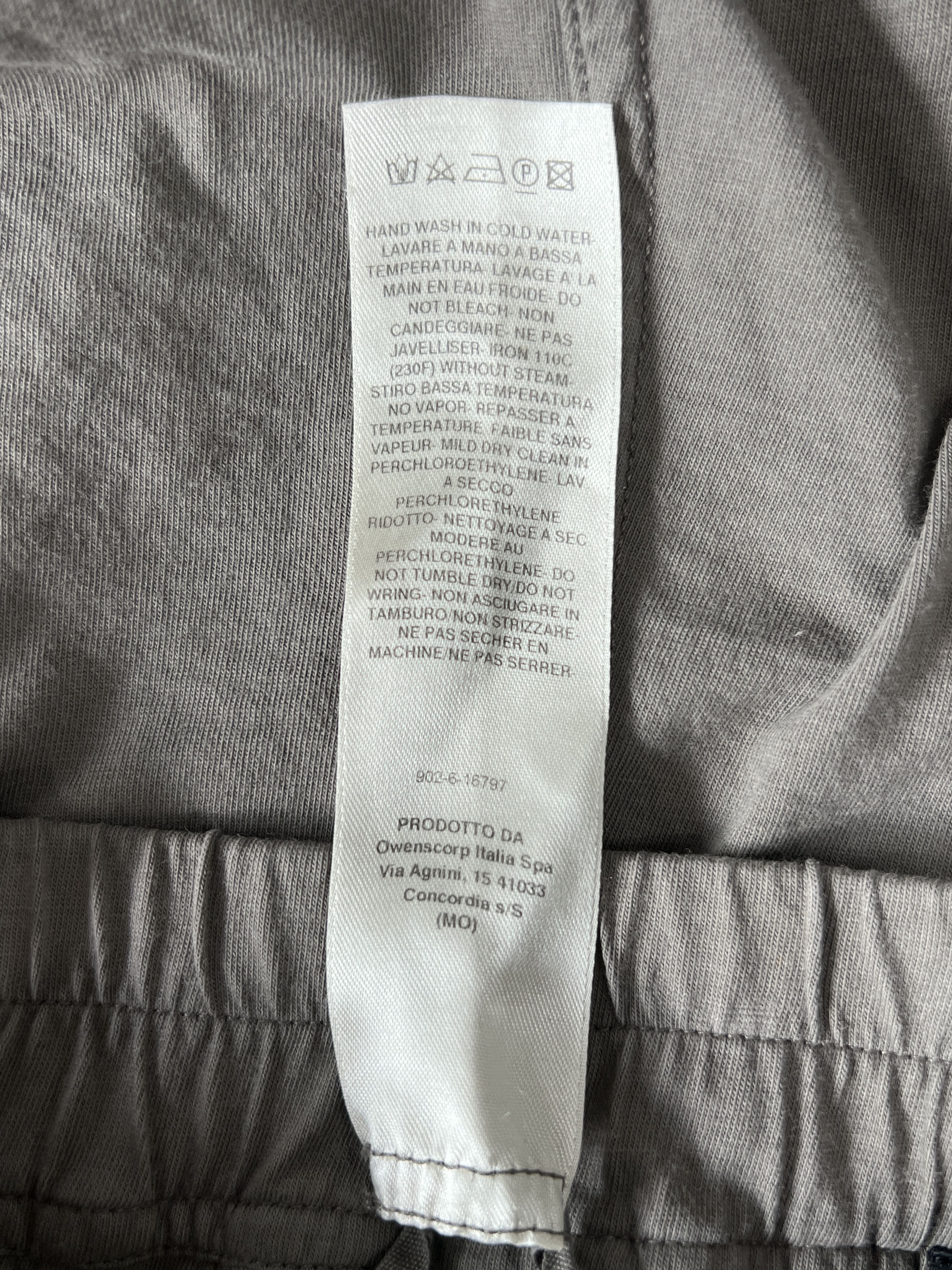Rick Owens Drkshdw Rick Owens DRKSHDW Prisoner Pants Dust Joggers Size US 34 / EU 50 - 10 Thumbnail