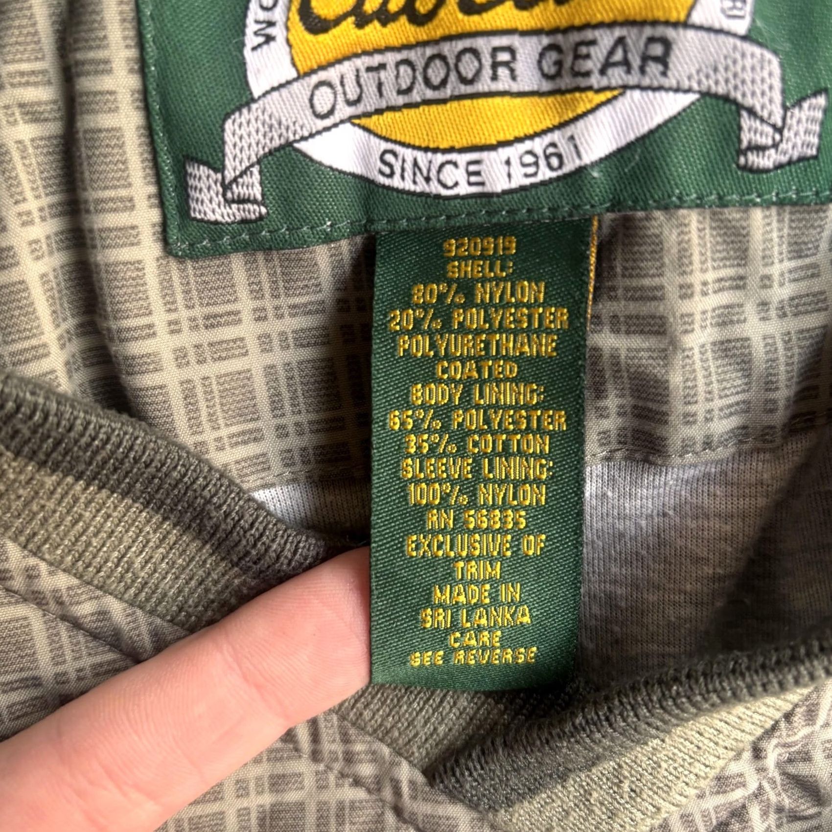 Vintage Cabela's Jacket Mens XL Gray Check V Neck Pullover Windbreaker Outdoor Wind-Resistant Lightweight Water Resistant Casual Size US XL / EU 56 / 4 - 3 Thumbnail