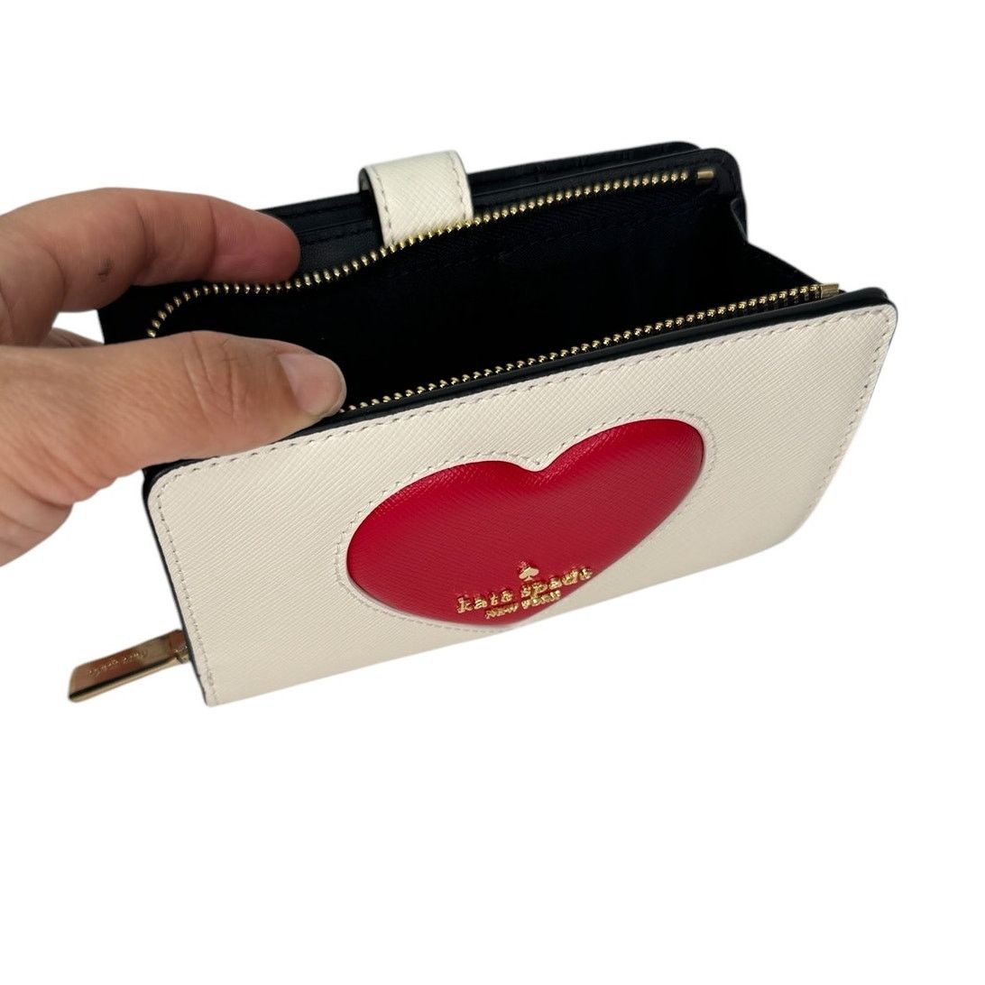 Kate Spade Kate Spade Madison Puffy Heart Medium Bifold Wallet Size ONE SIZE - 10 Thumbnail