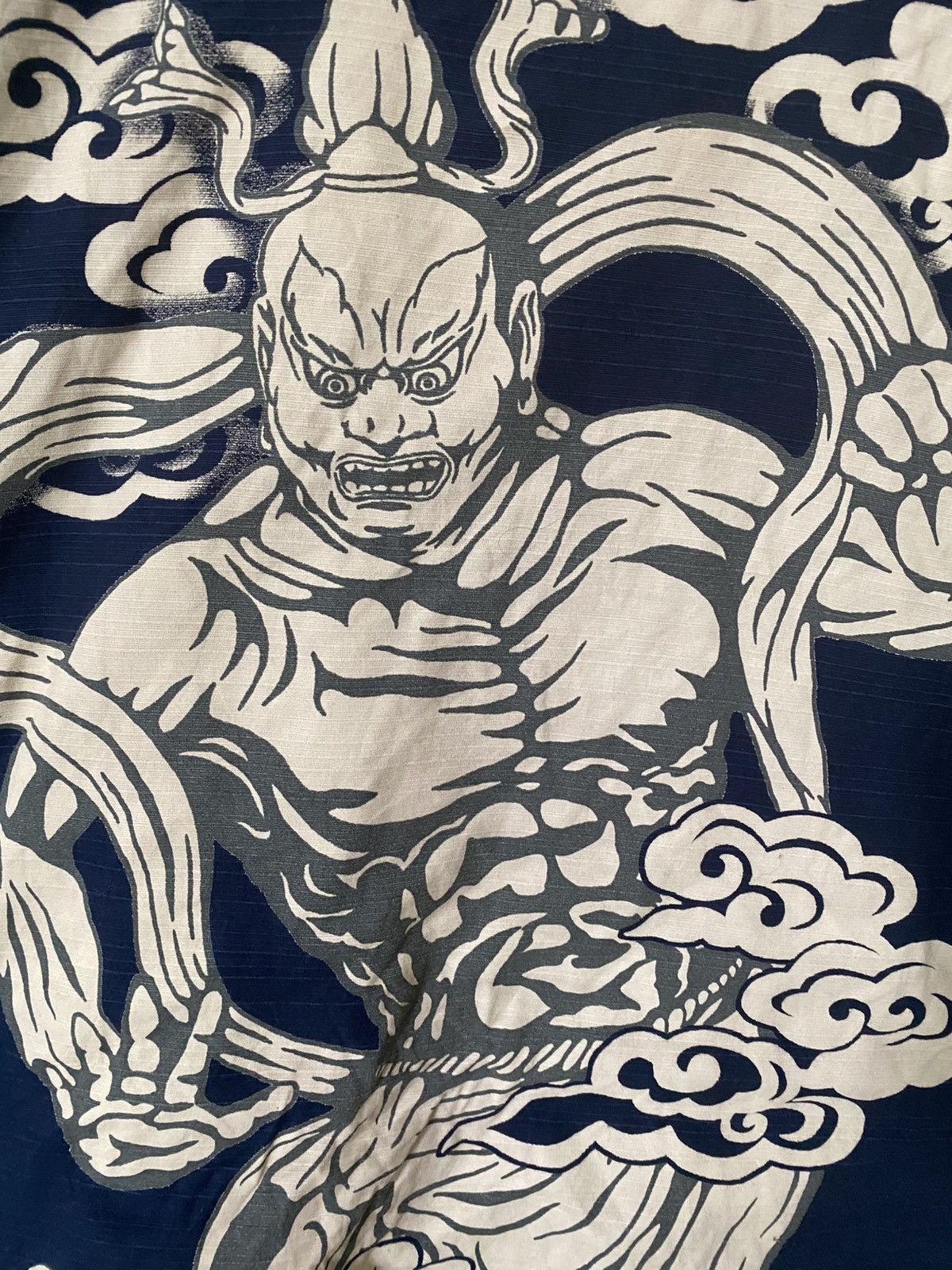 Japanese Brand Devil Budha full print vintage Hanten Kimono Jacket rare Size US M / EU 48-50 / 2 - 4 Thumbnail