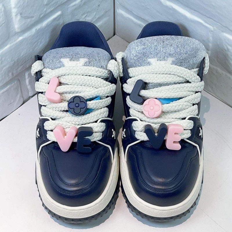 Louis Vuitton Louis Vuitton Trainer Maxi Low-Top Sneakers -2508 Size US 8.5 / EU 41-42 - 2 Thumbnail