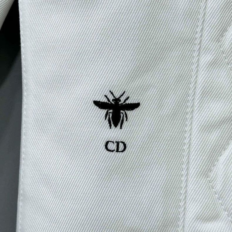Dior Quilted Bee Jacket by Dior-2505 Size XS / US 0-2 / IT 36-38 - 4 Thumbnail