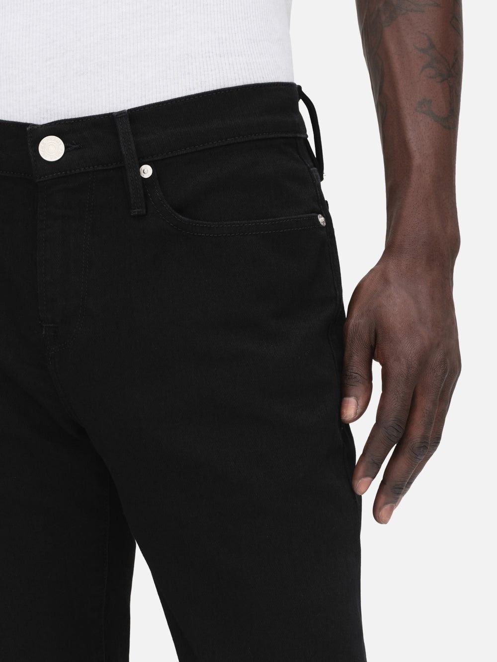 Frame Frame L'Homme Skinny Jeans Noir (Black) Size 30x30 LMHK795 Size US 30 / EU 46 - 3 Thumbnail