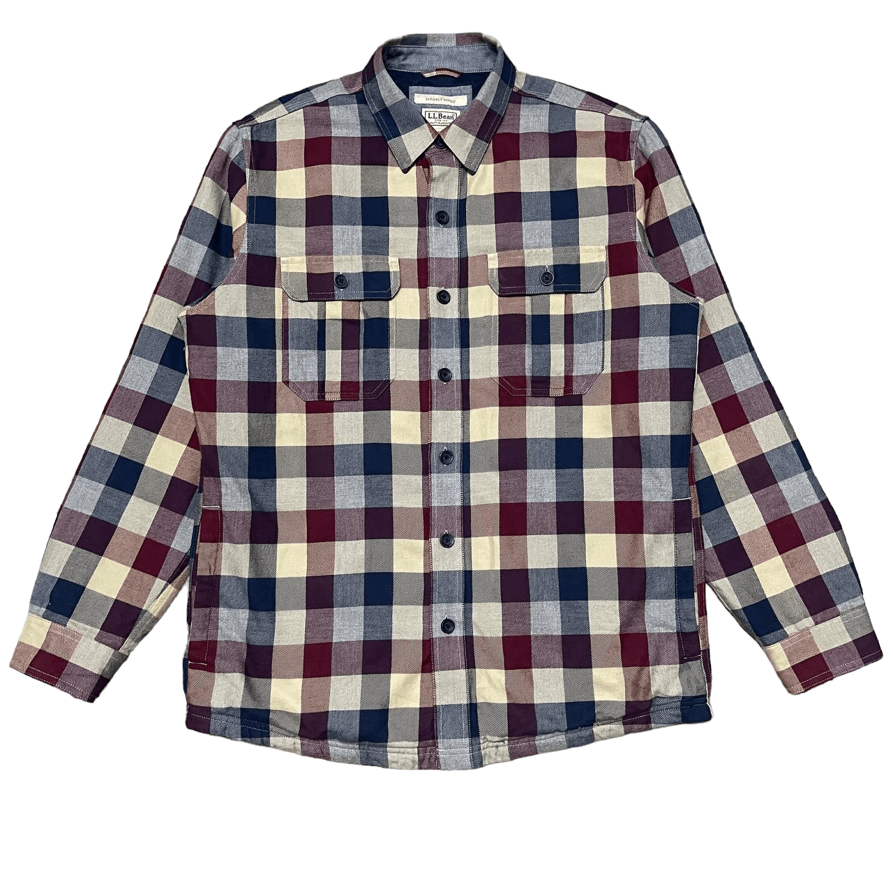 L.L. Bean Vintage L.L. Bean Slightly Fit Flannel Jacket Plaid Size US M / EU 48-50 / 2 - 1 Thumbnail
