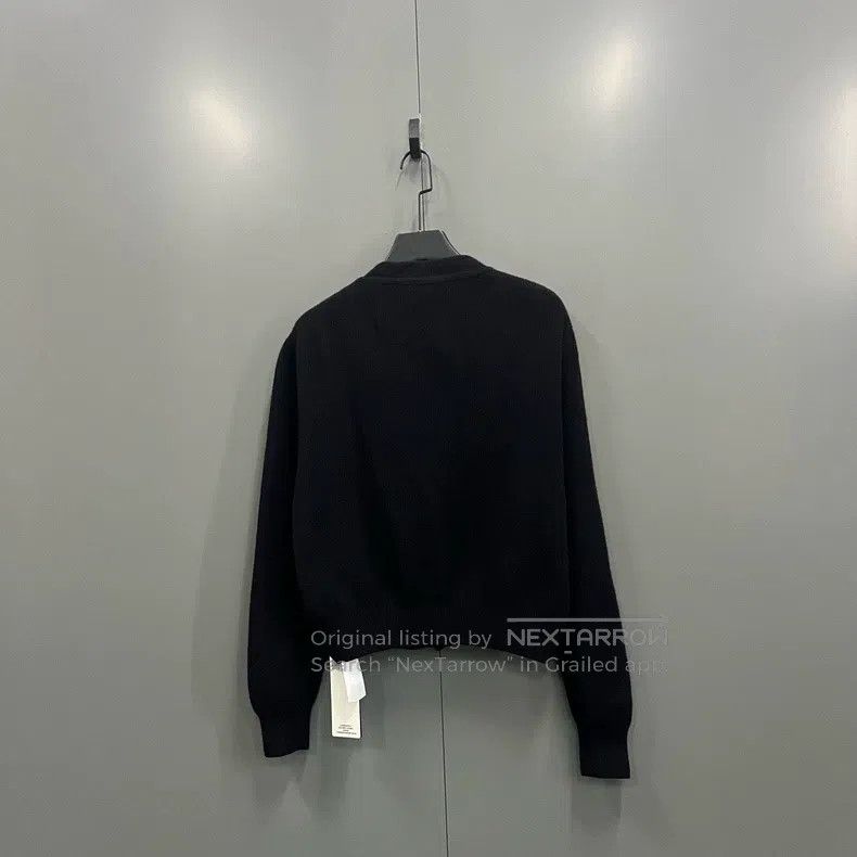 Acne Studios Acne Studios Checkerboard Logo Knit Open Cardigan Size S / US 4 / IT 40 - 4 Thumbnail