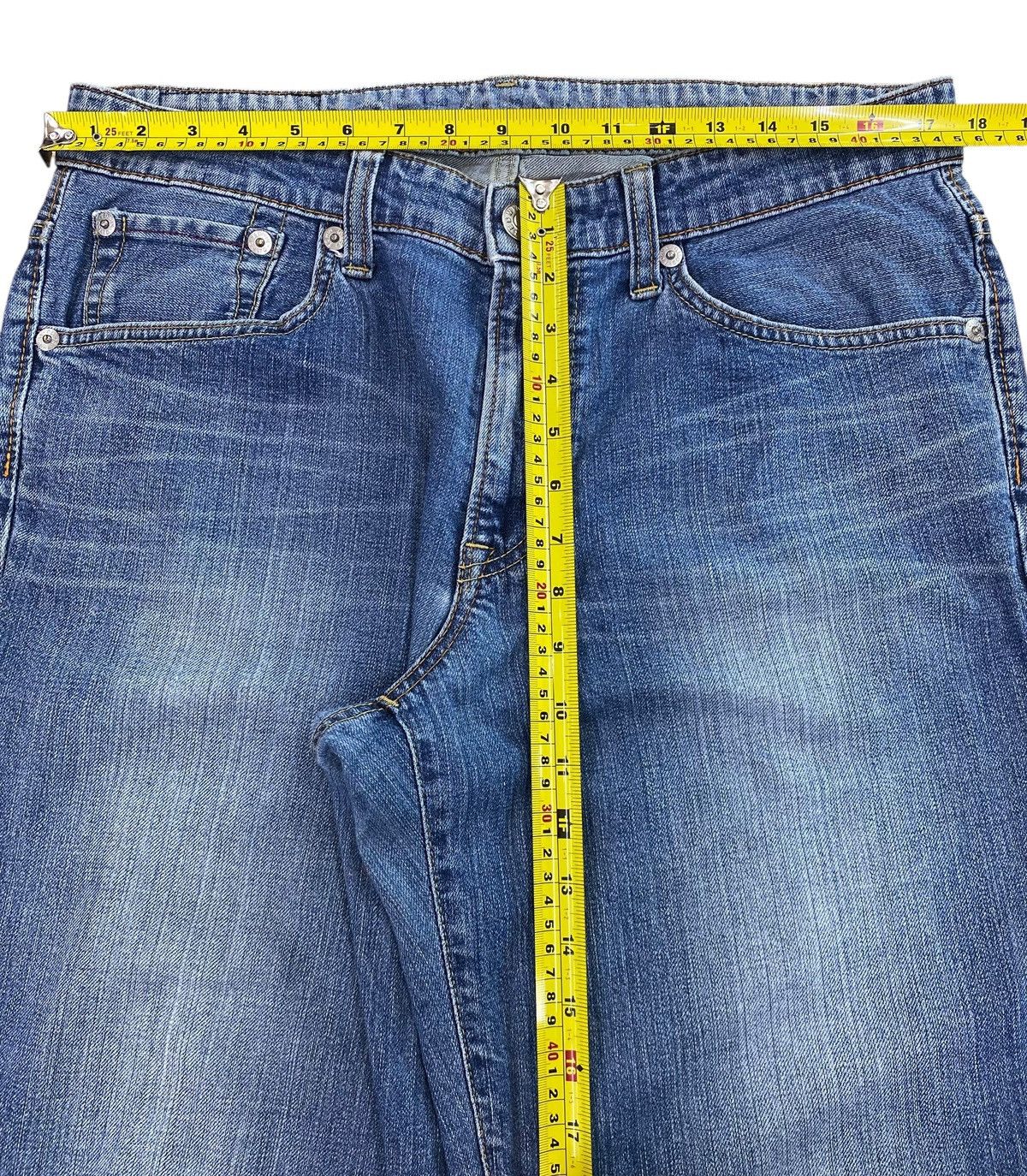 Edwin Edwin Whiskered Light Wash Baggy Jeans Style Size US 35 - 5 Thumbnail