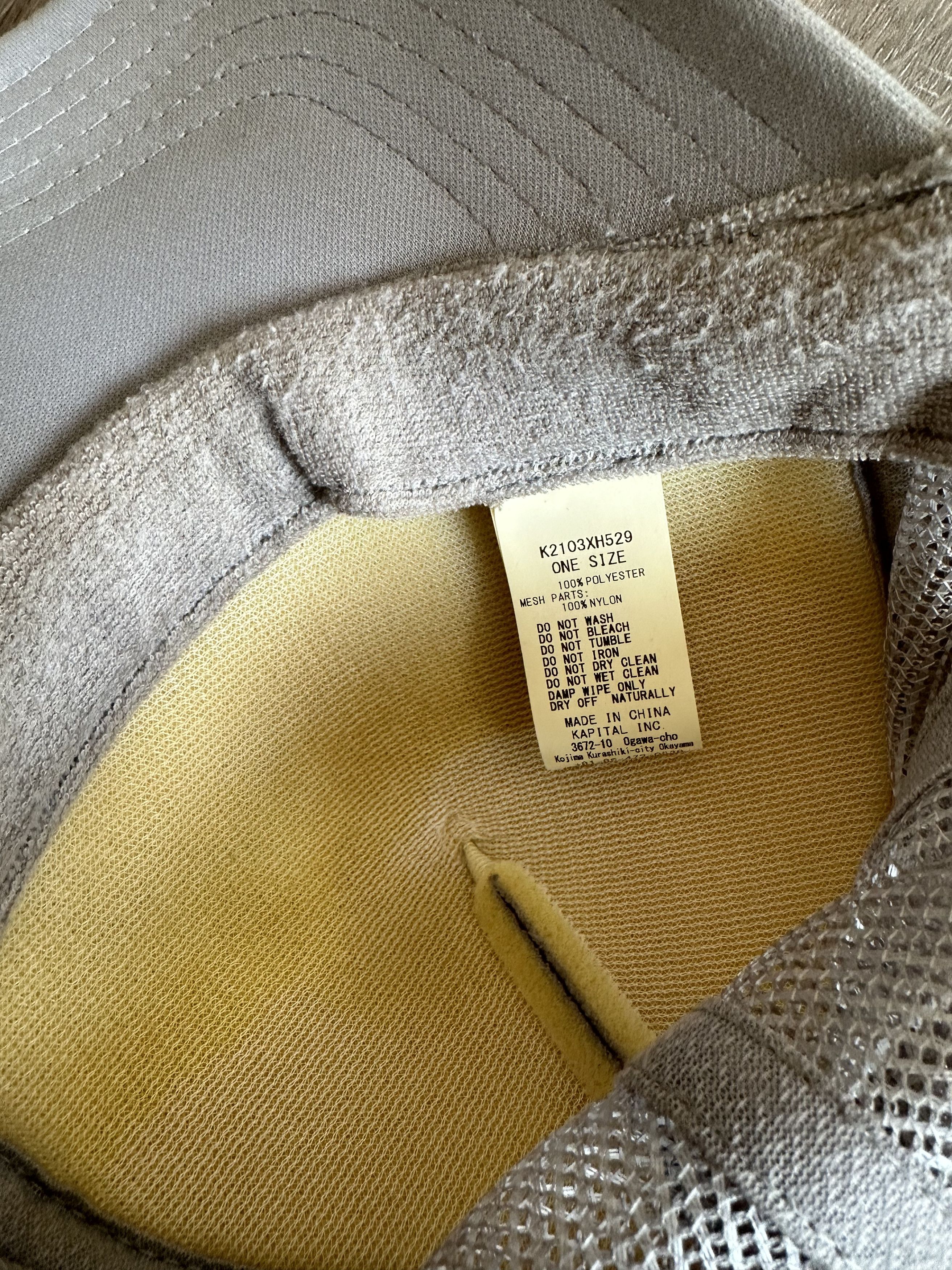 Kapital Kapital 'All I Want Is Washing Denim' Trucker Hat Size ONE SIZE - 5 Thumbnail