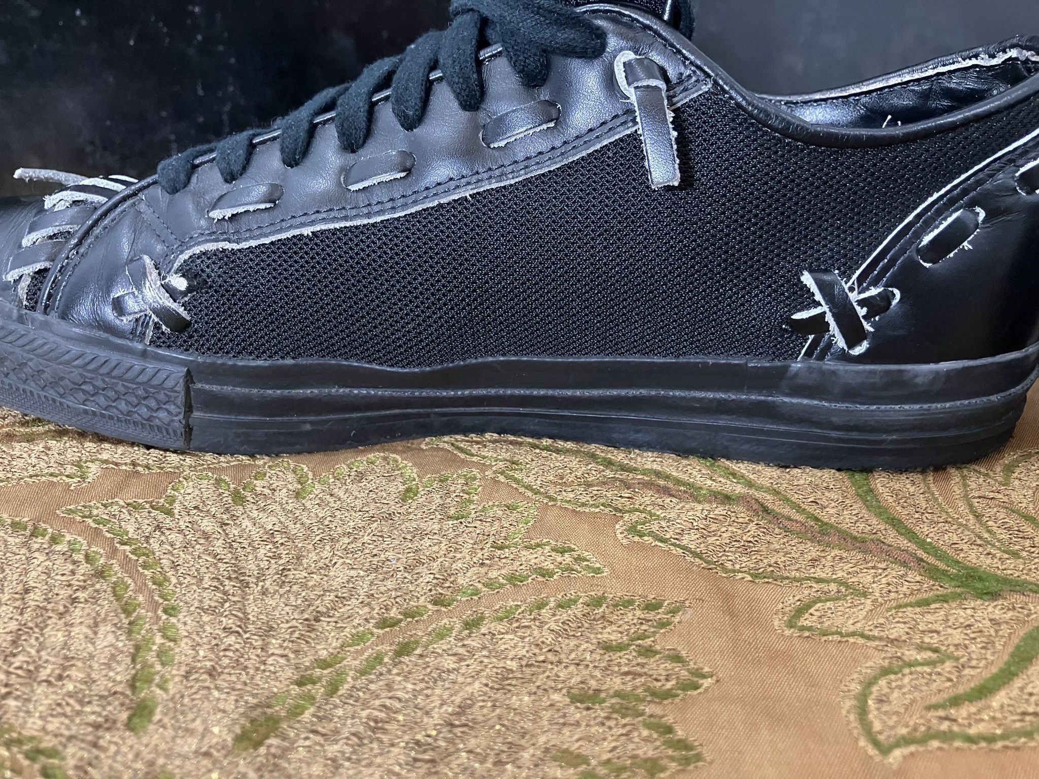 Comme des Garcons Comme des Garçons Black Deconstructed Leather | EU 41 Size US 11 / IT 41 - 8 Thumbnail