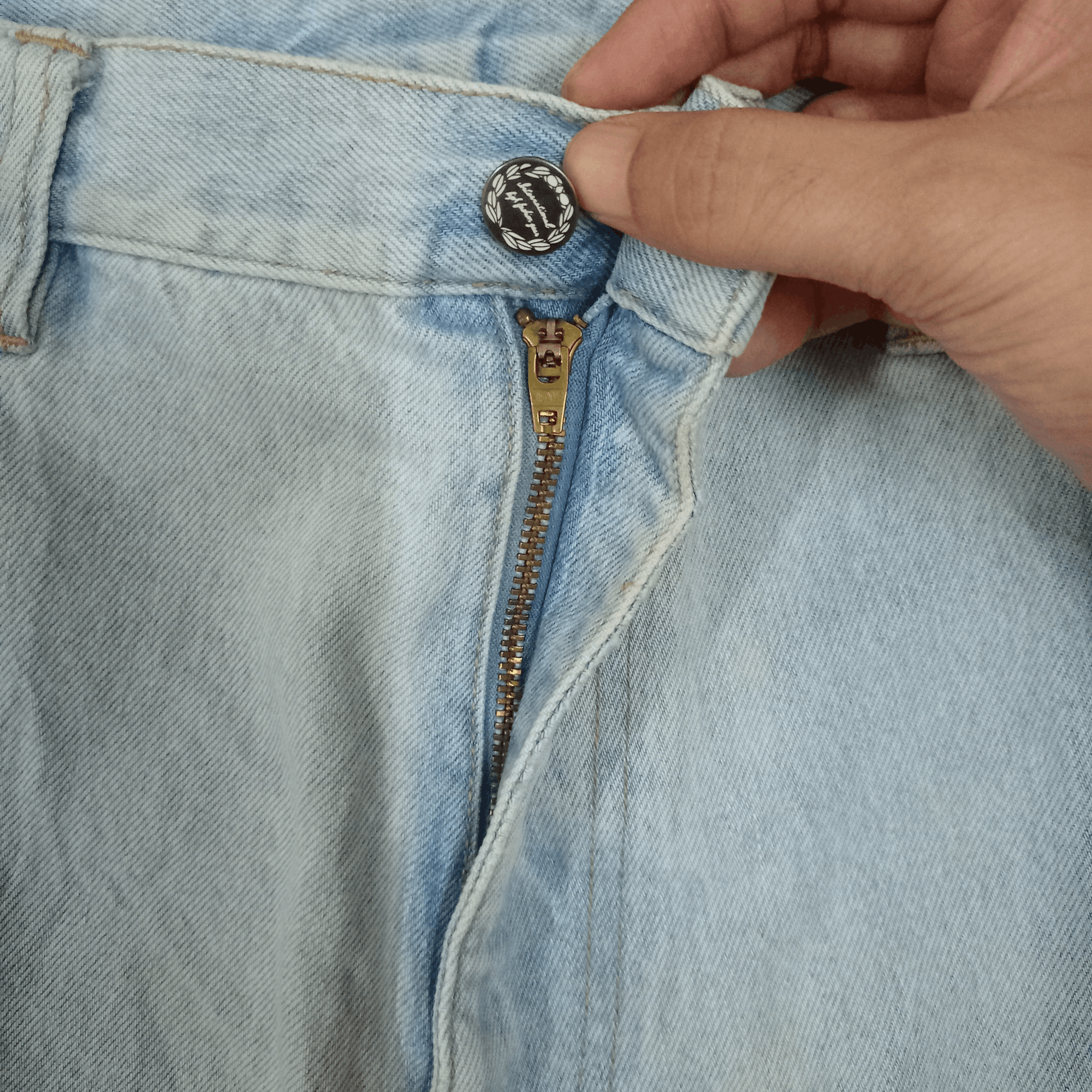 Japanese Brand Vintage Japanese Brand Dirt Washed Distressed Baggy Jeans Size US 36 / EU 52 - 3 Thumbnail