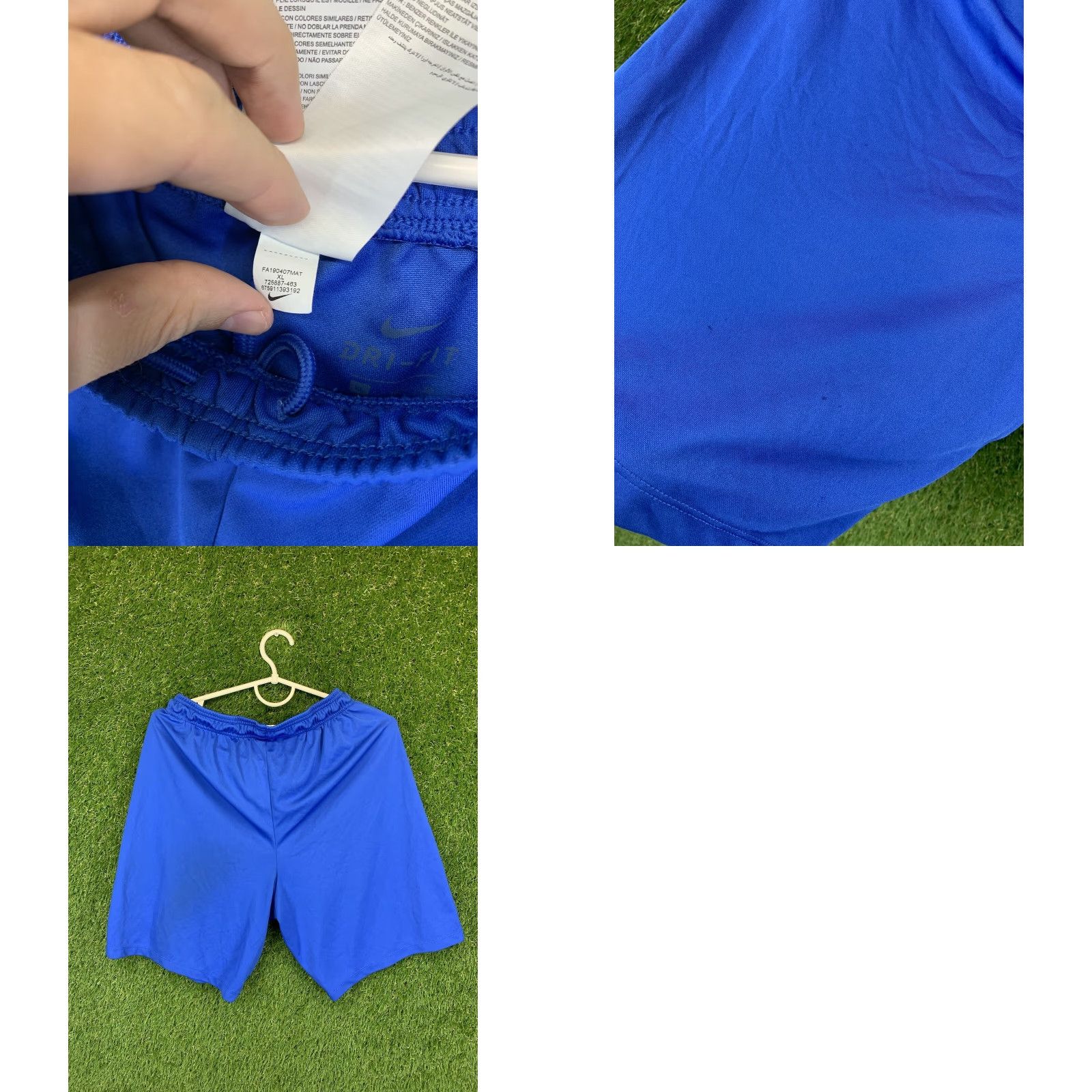 Nike NIKE Dri-FIT Mens Football Shorts XL Blue Short Training Soccer Shorts Size US 36 / EU 52 - 8 Thumbnail