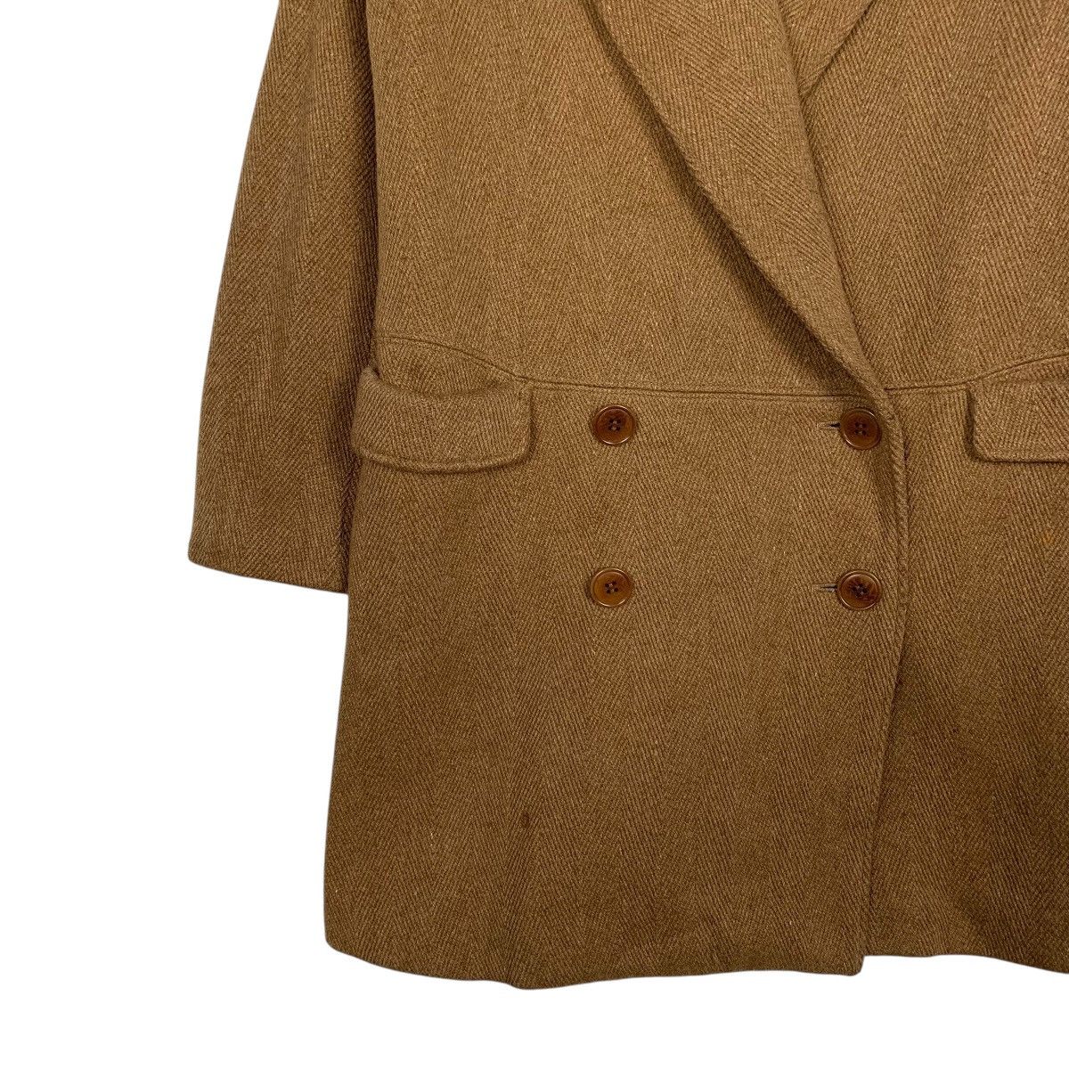 Other Banner Barrett Double Breasted Herringbone Coat Size XS / US 0-2 / IT 36-38 - 3 Thumbnail
