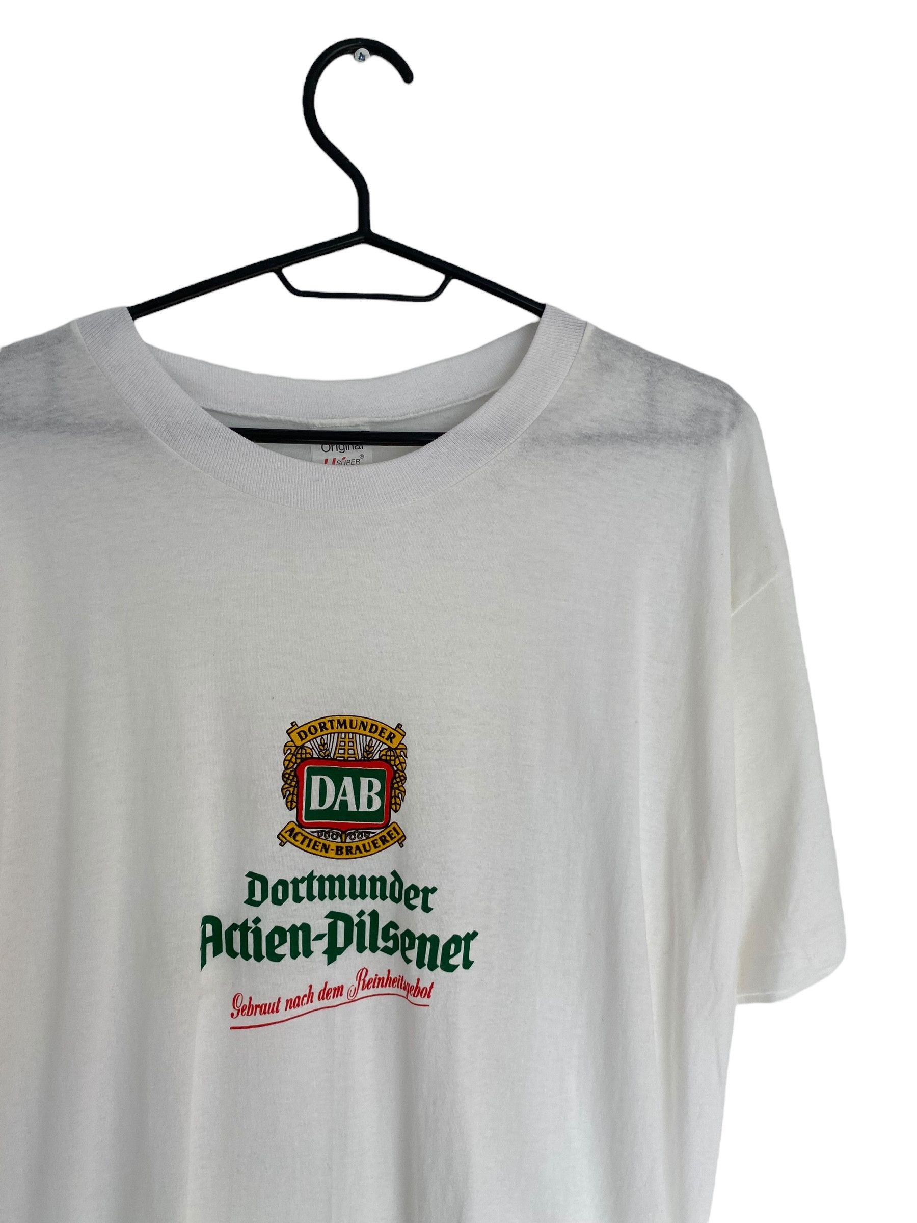 Vintage DAB Dortmunder single stitch promo tee Size US XXL / EU 58 / 5 - 2 Thumbnail