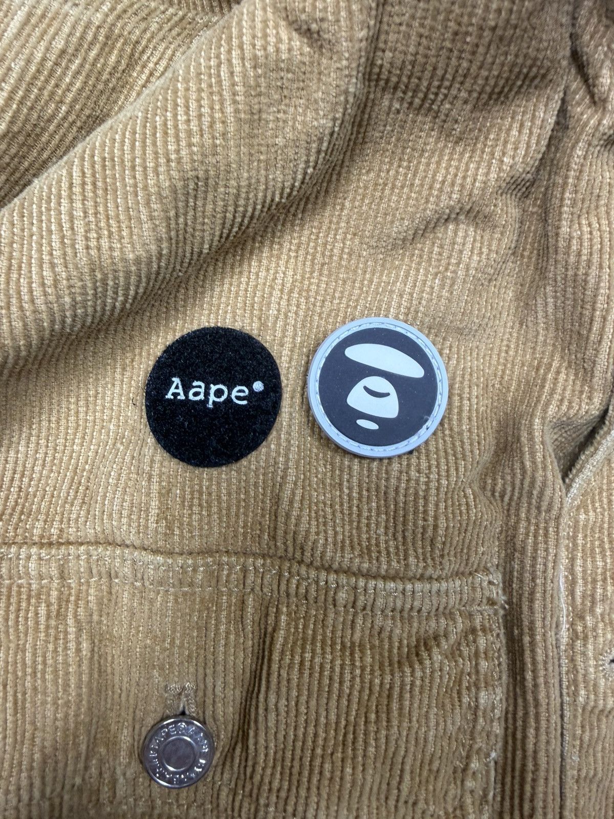Aape Corduroy Jacket AAPE by A Bathing Ape XL Size US XL / EU 56 / 4 - 13 Thumbnail
