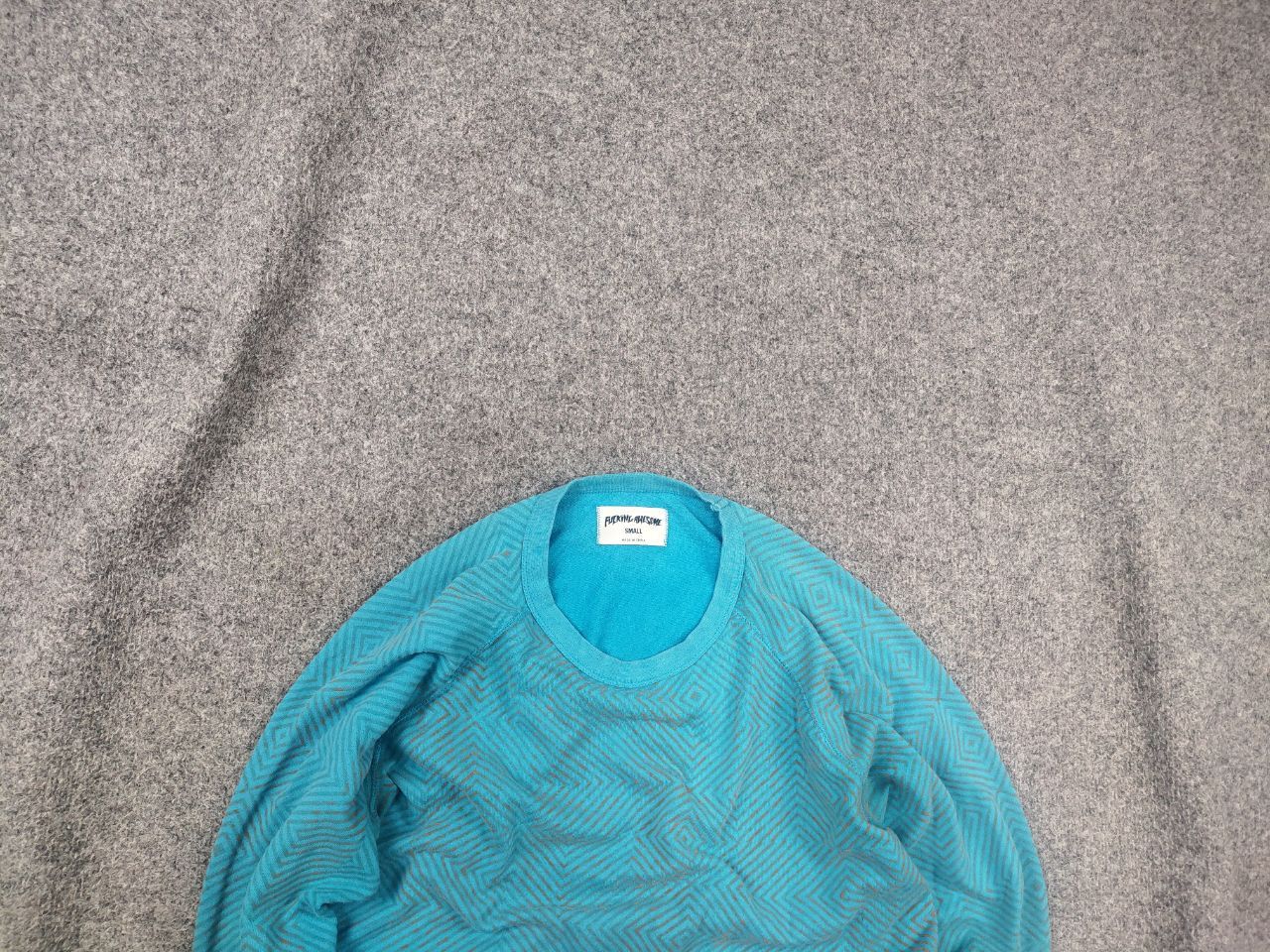 Fucking Awesome Fucking Awesome LSD Blue Pattern Crew chek Sweatshirt Size US S / EU 44-46 / 1 - 1 Thumbnail