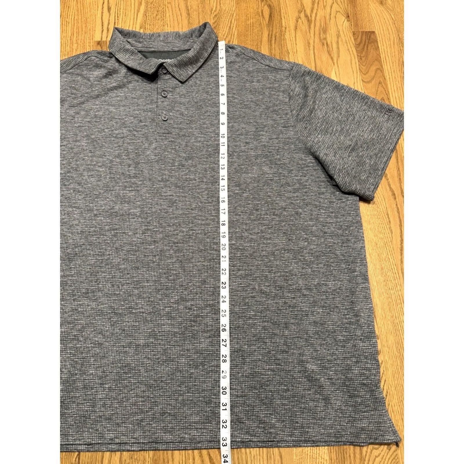 Reebok Reebok Golf Polo Shirt Men’s Size 4XL Performance Stretch Grey Grid Size US XXL / EU 58 / 5 - 6 Thumbnail