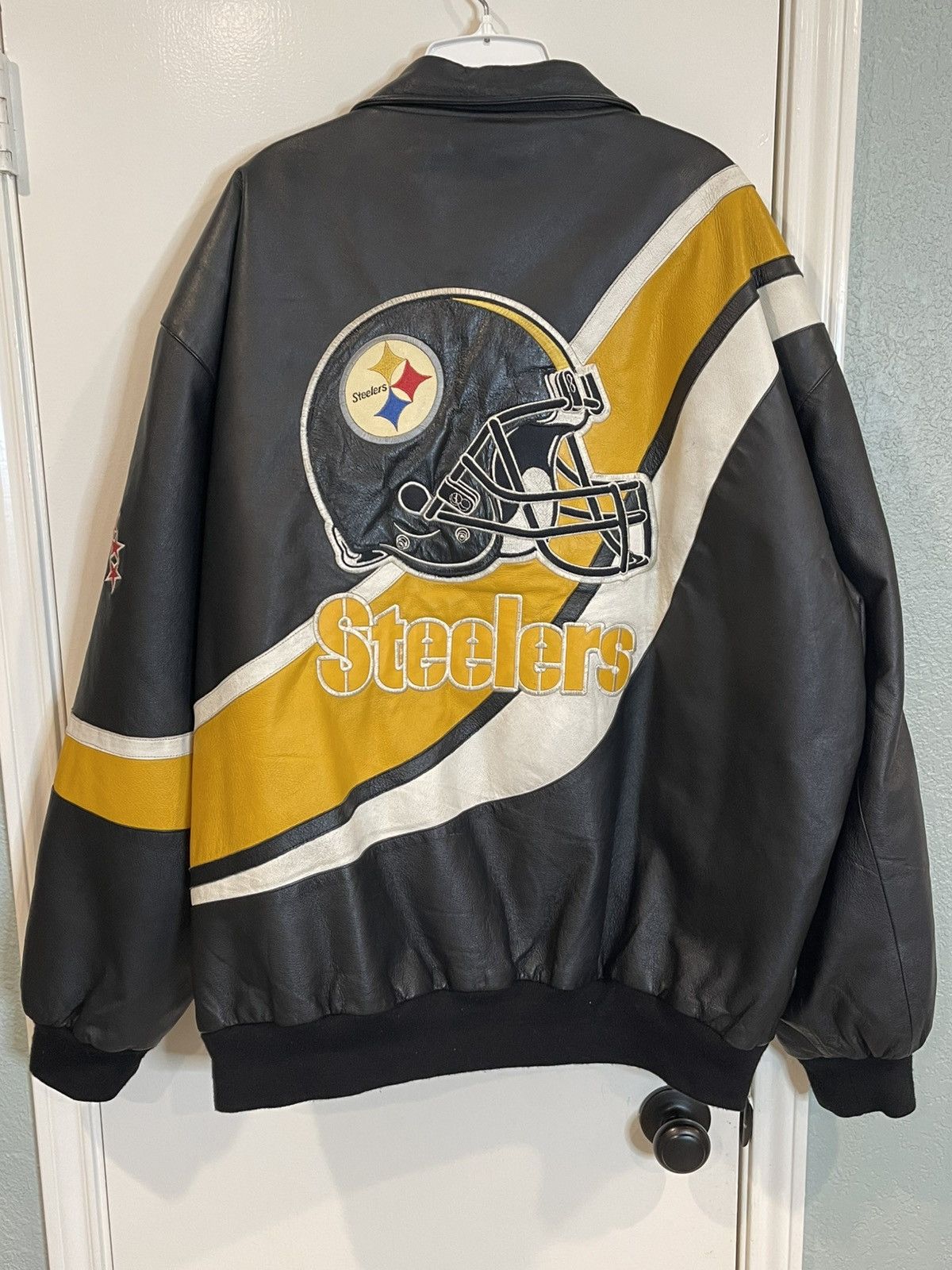 Reebok Pittsburgh Steelers Reebok 90s Jeff Hamilton Jacket Sz 3XL Size US XXL / EU 58 / 5 - 1 Thumbnail
