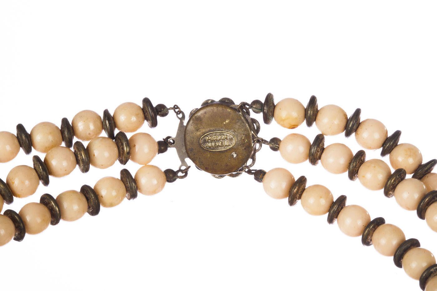 Designer Miriam Haskell Shell Bead Necklace Size ONE SIZE - 5 Thumbnail