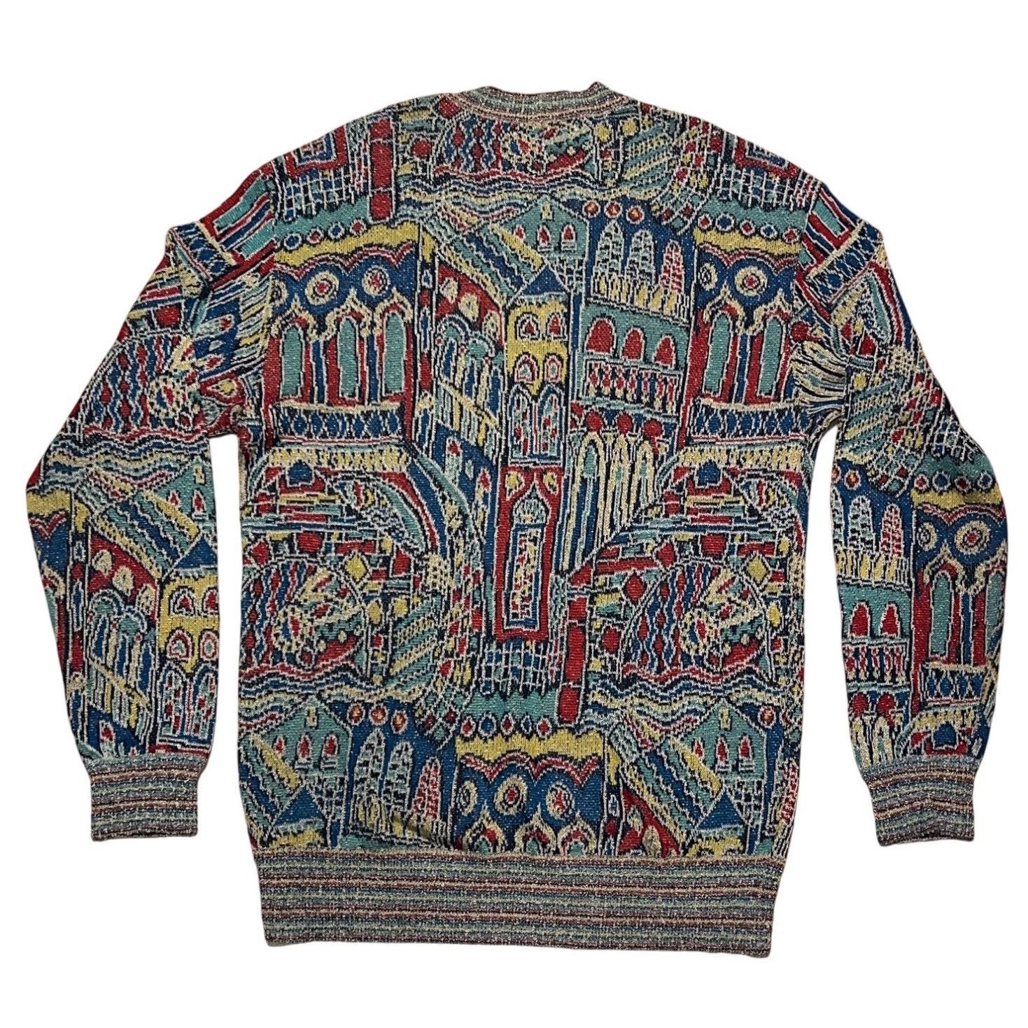 Missoni Vintage Missoni Uomo Men’s City Knitted Sweatee Made in Ital Size US XL / EU 56 / 4 - 3 Thumbnail