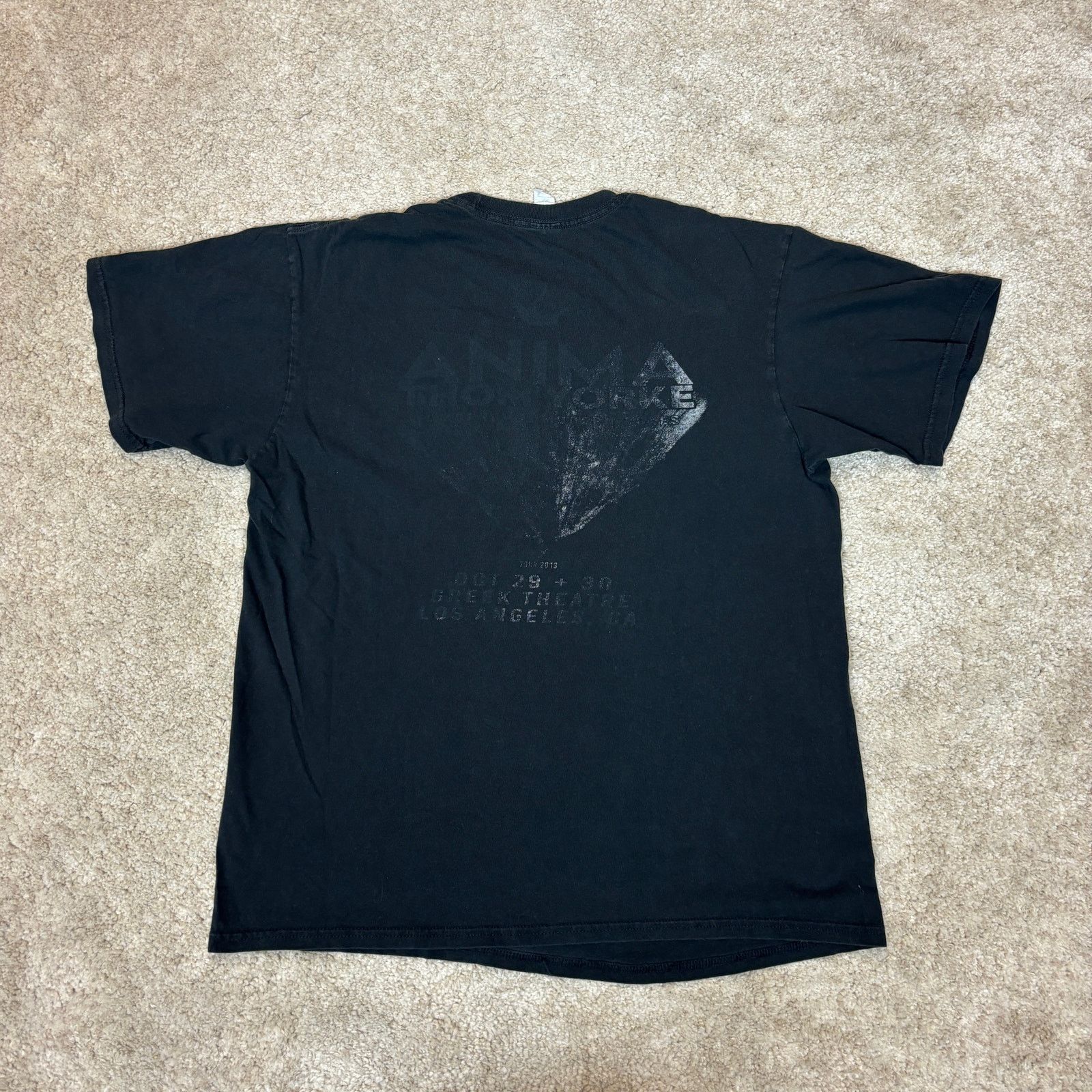 Band Tees Radiohead Anima Thom Yorke 2013 T Shirt Men's Large Size US L / EU 52-54 / 3 - 3 Thumbnail