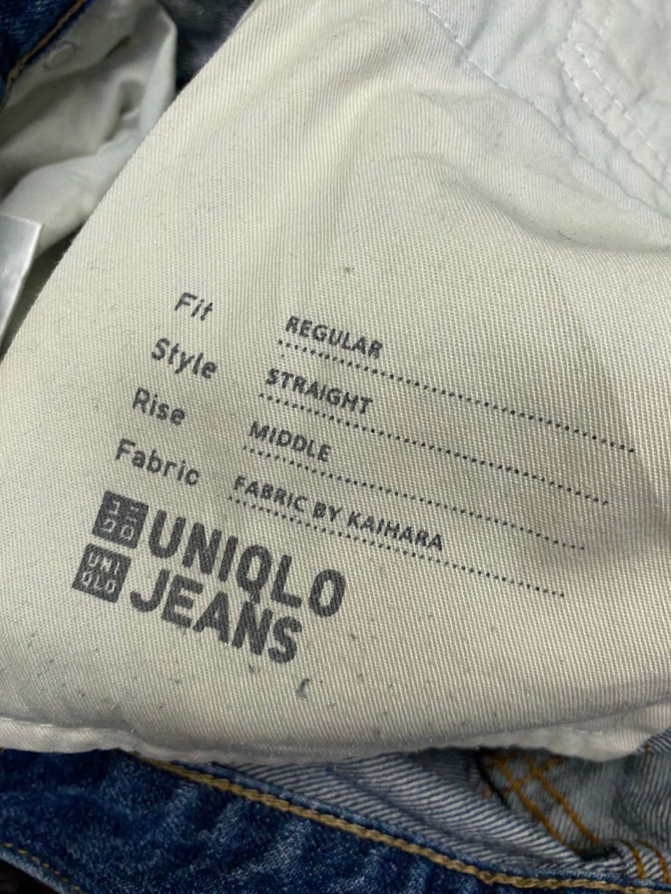 Japanese Brand 💥 Vintage Uniqlo Jeans Straight Distressed Denim Jeans Size US 32 / EU 48 - 14 Thumbnail