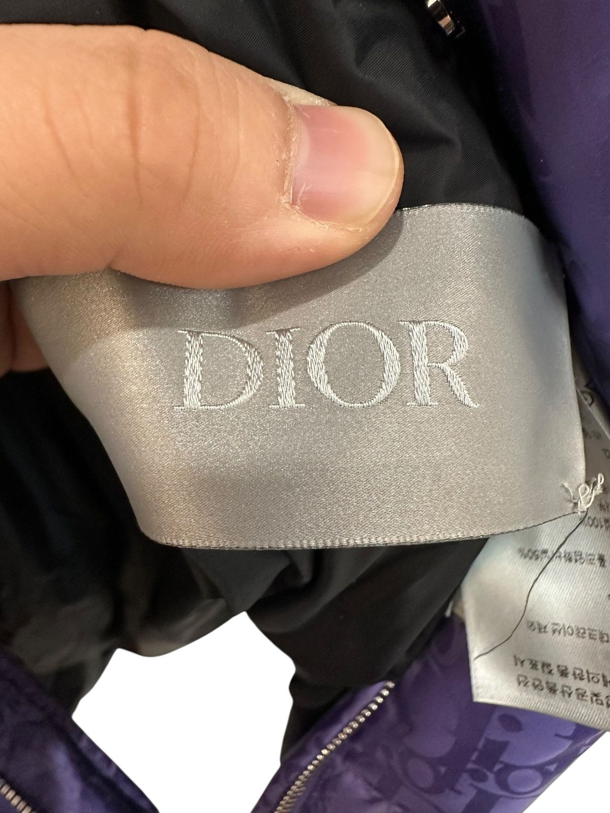 Dior Dior Purple Oblique Jacket Size US L / EU 52-54 / 3 - 3 Thumbnail