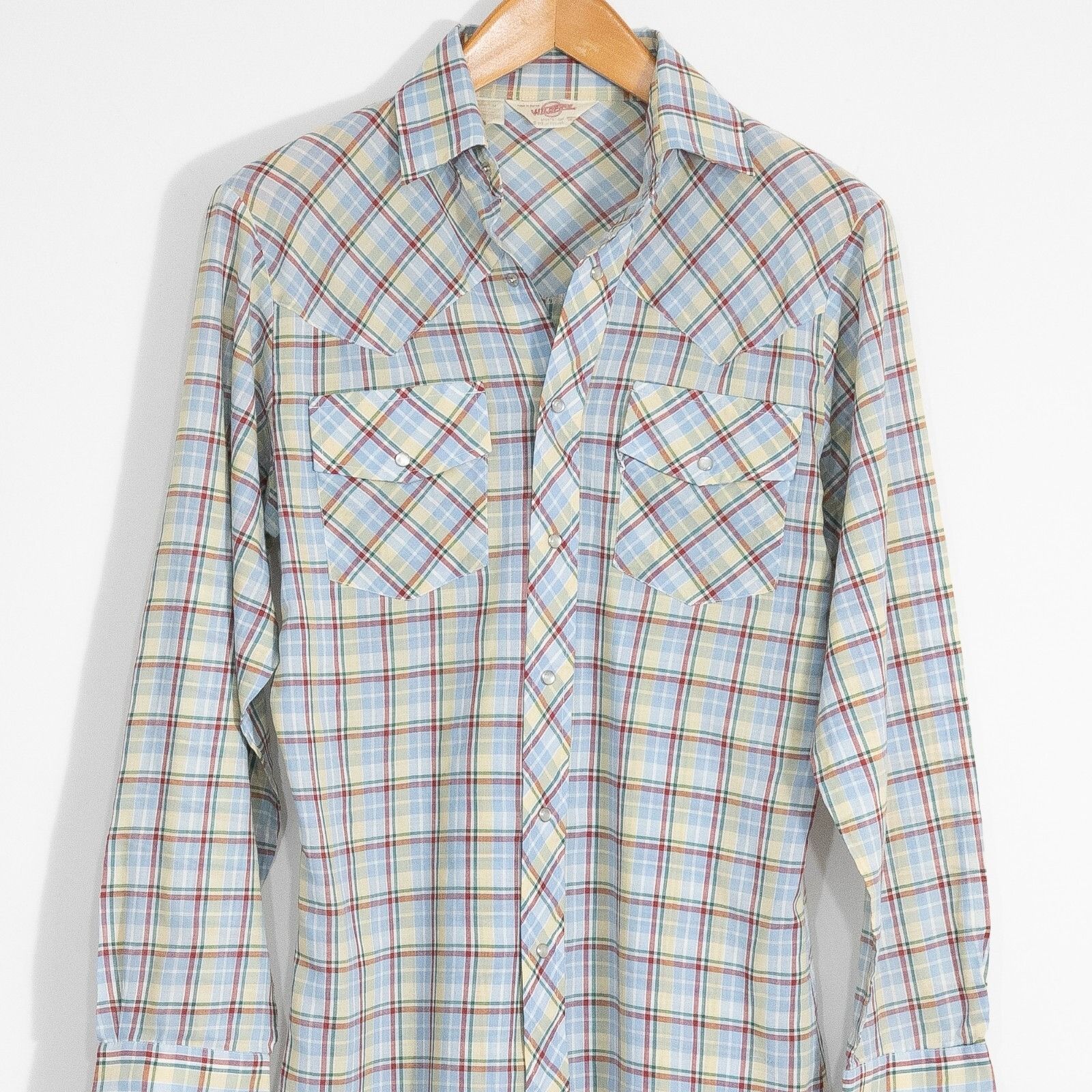 Levi's × Vintage Vintage Levis Wildfire Pearl Snap Button Up Shirt Medium Size US M / EU 48-50 / 2 - 2 Thumbnail