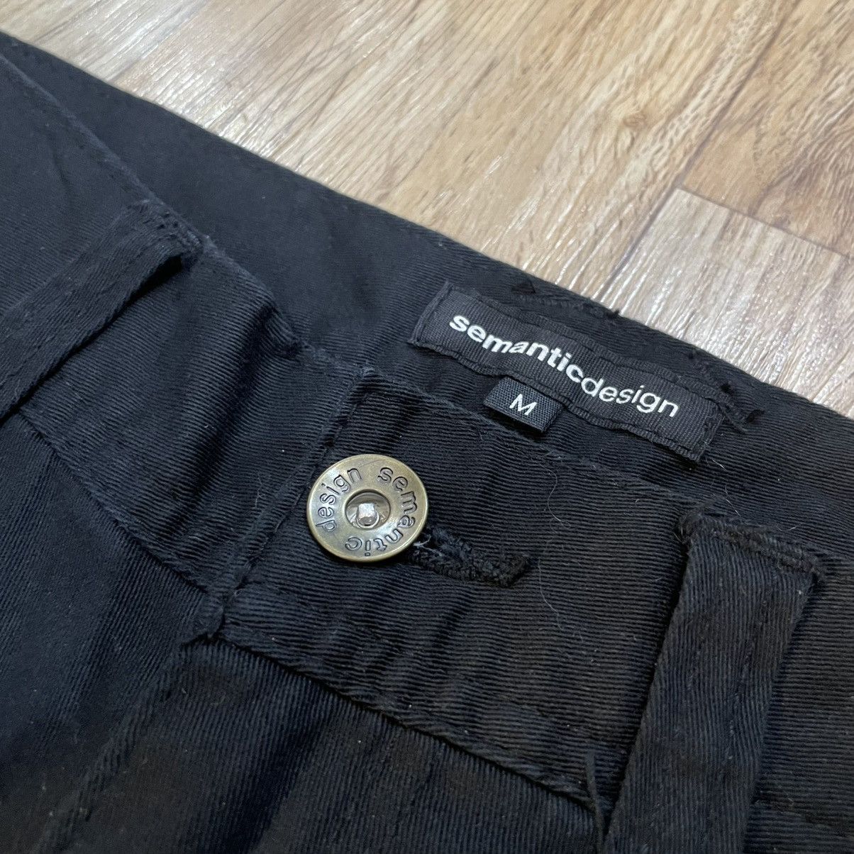 semanticdesign Semantic Design Ruched Cargo Pants Multi Pocket Punk Style Size US 31 - 3 Thumbnail