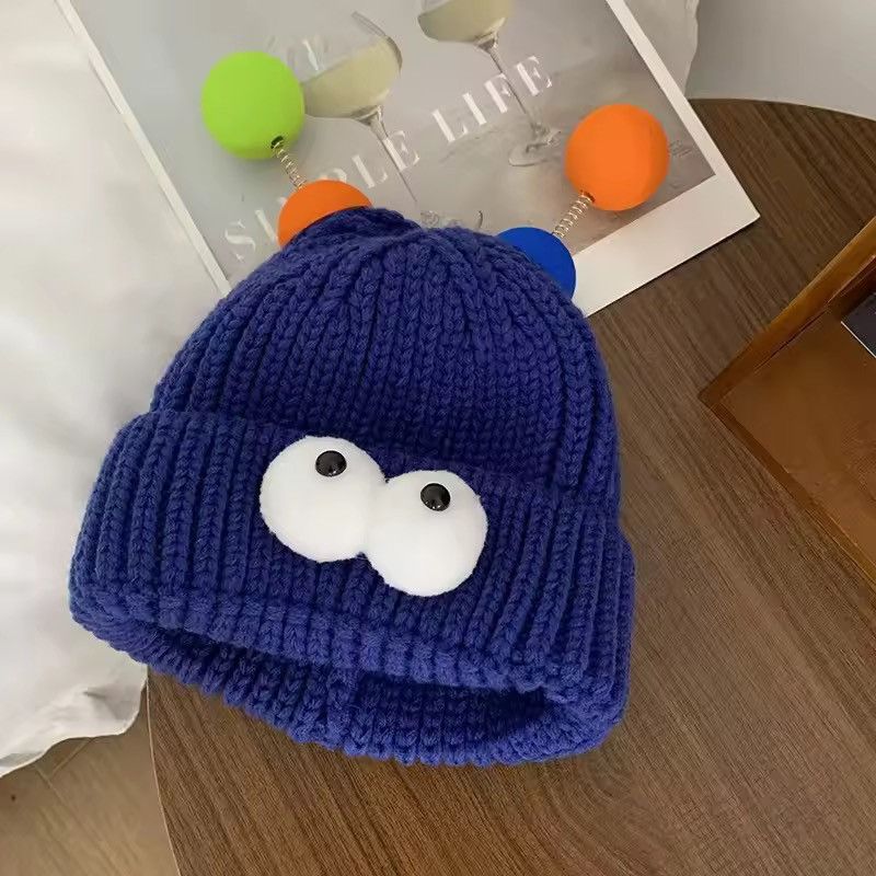 Japanese Brand Eye Monster Beanie w/ Spring-Loaded Bouncy Ball Size ONE SIZE - 1 Thumbnail