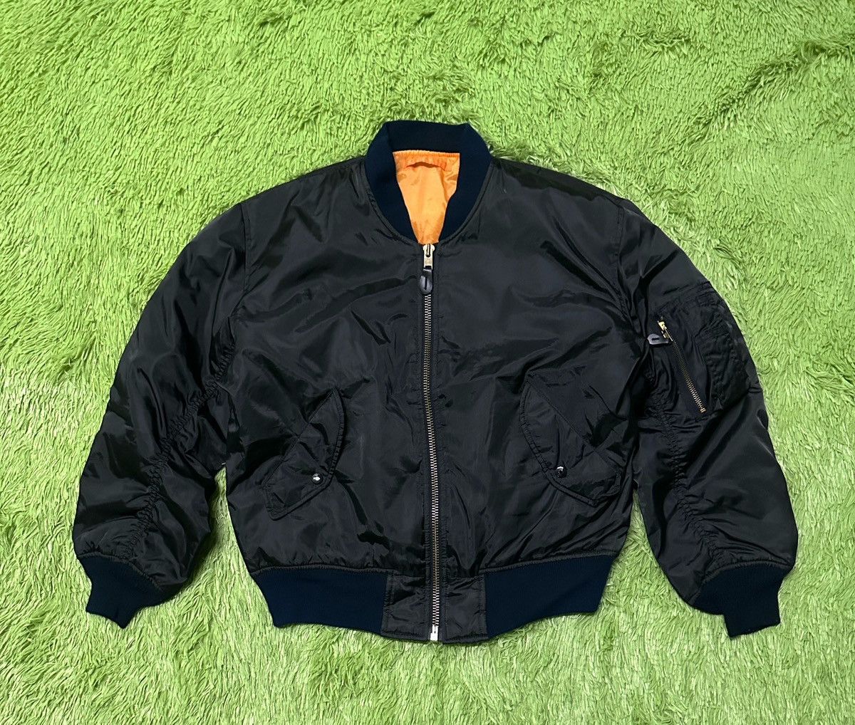 Japanese Brand type ma-1 bomber jacket Size US L / EU 52-54 / 3 - 2 Thumbnail