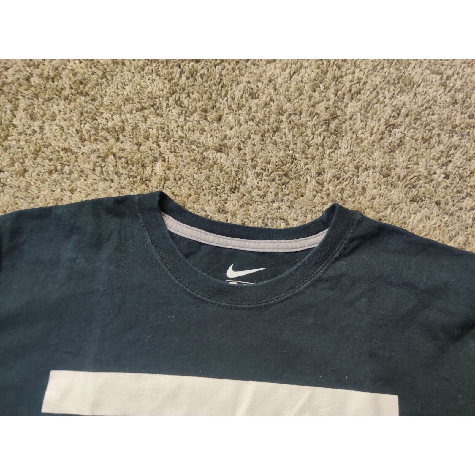 Nike Nike Shirt Adult Mens Large Black White Spell Out 95 Regular Size US L / EU 52-54 / 3 - 3 Thumbnail