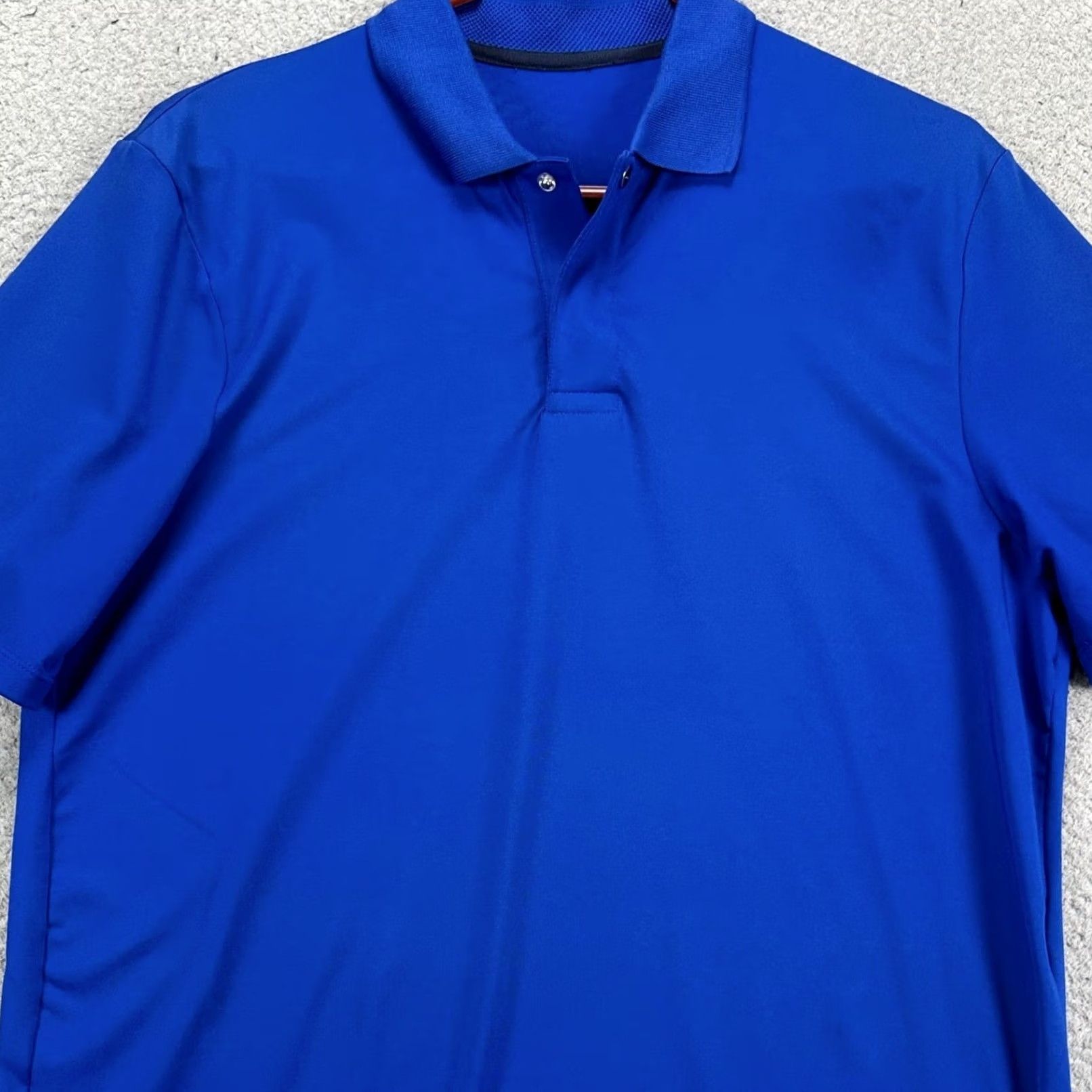 RLX Ralph Lauren VINTAGE RLX Ralph Lauren Men Polo Shirt Medium Blue Rugby Performance Tech Stretch Logo Size US M / EU 48-50 / 2 - 2 Thumbnail
