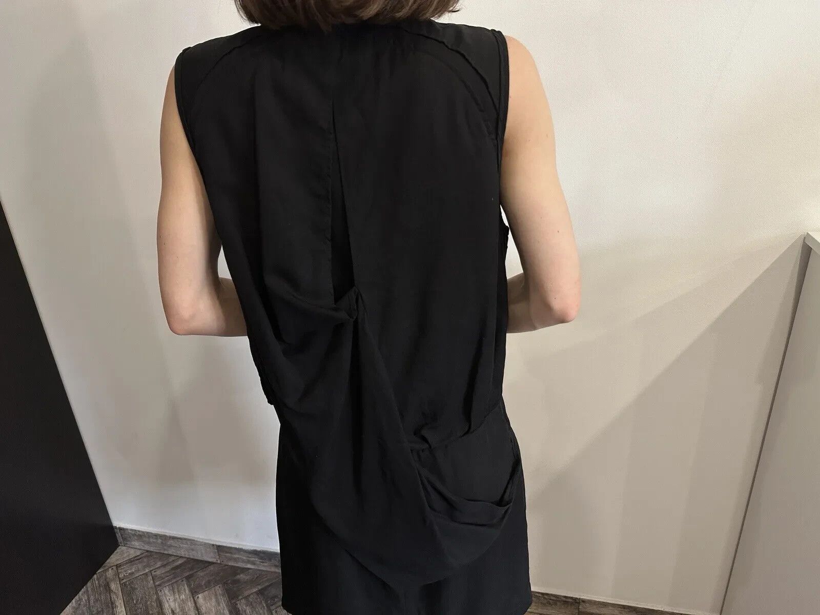 Acne Studios ACNE STUDIOS Twist Fluid Knee Dress ASYMMETRIC Avant garde Size XS / US 0-2 / IT 36-38 - 7 Thumbnail