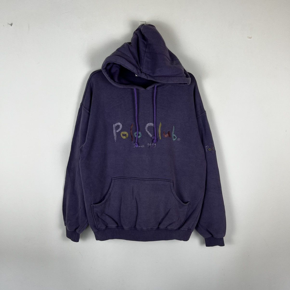Polo Ralph Lauren Hoodie Polo Club SpellOut Embroidered Sweatshirt Size US L / EU 52-54 / 3 - 1 Thumbnail