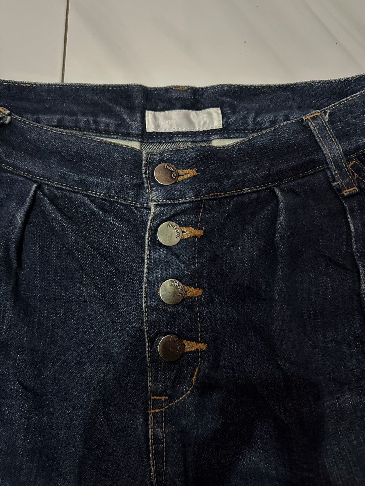 Issey Miyake × Japanese Brand × Ne-Net Japanese Brand Net-net Wide Baggy Crop Pant Size US 30 / EU 46 - 4 Thumbnail