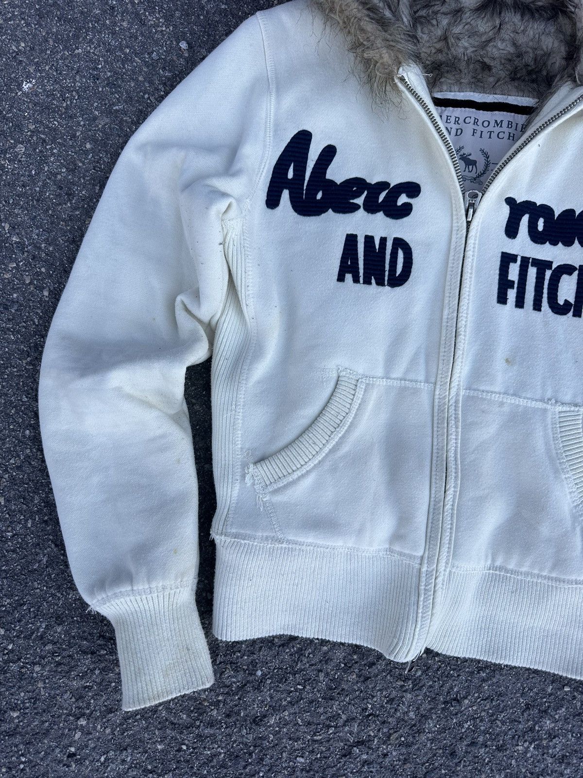 Abercrombie & Fitch Abercrombie & Fitch zip hoodie Y2K streetwear Size M / US 6-8 / IT 42-44 - 3 Thumbnail
