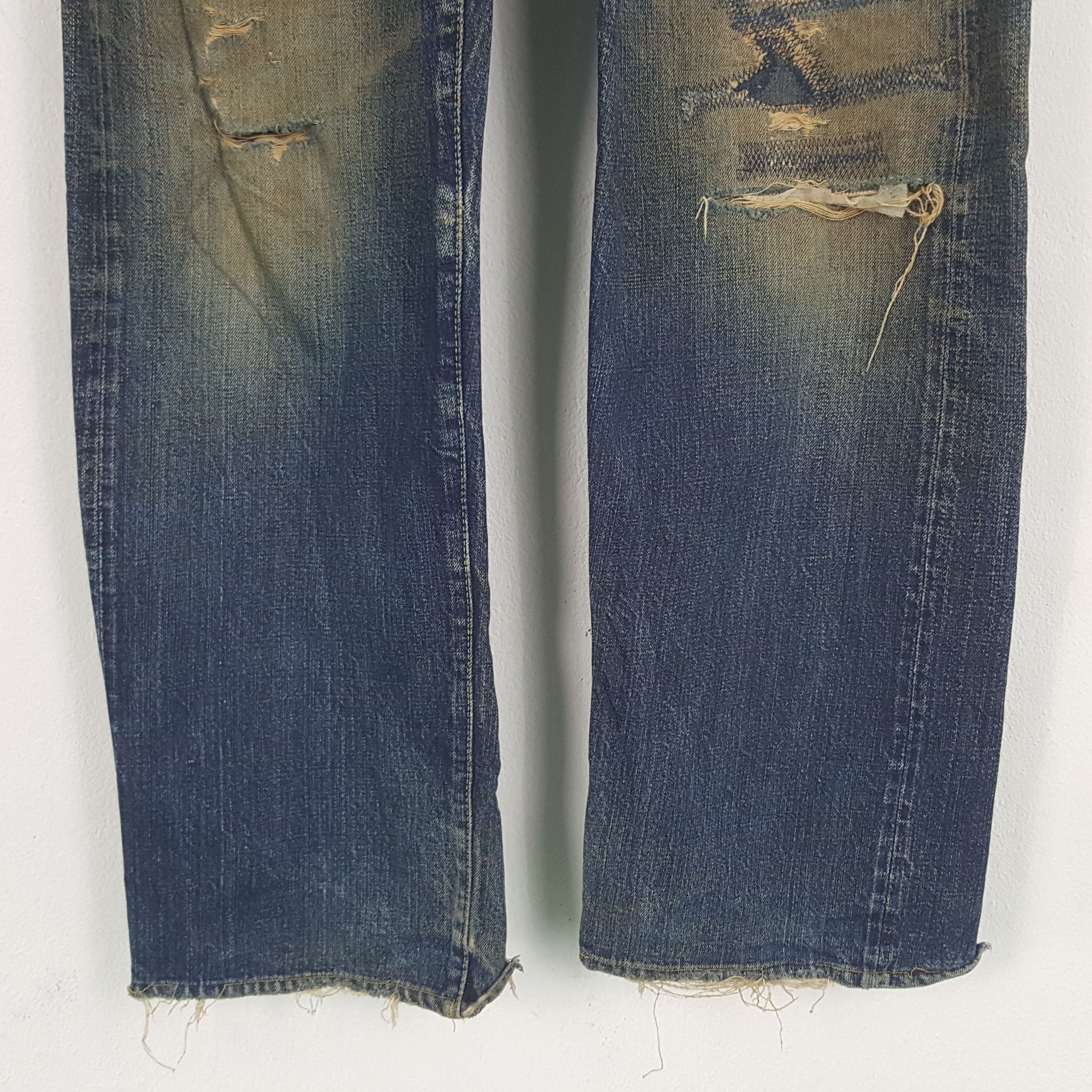 Japanese Brand × The Real McCoy's × Vintage Vintage McCoy's Selvedge Japanese Brand Denim Jeans Size US 35 - 3 Thumbnail