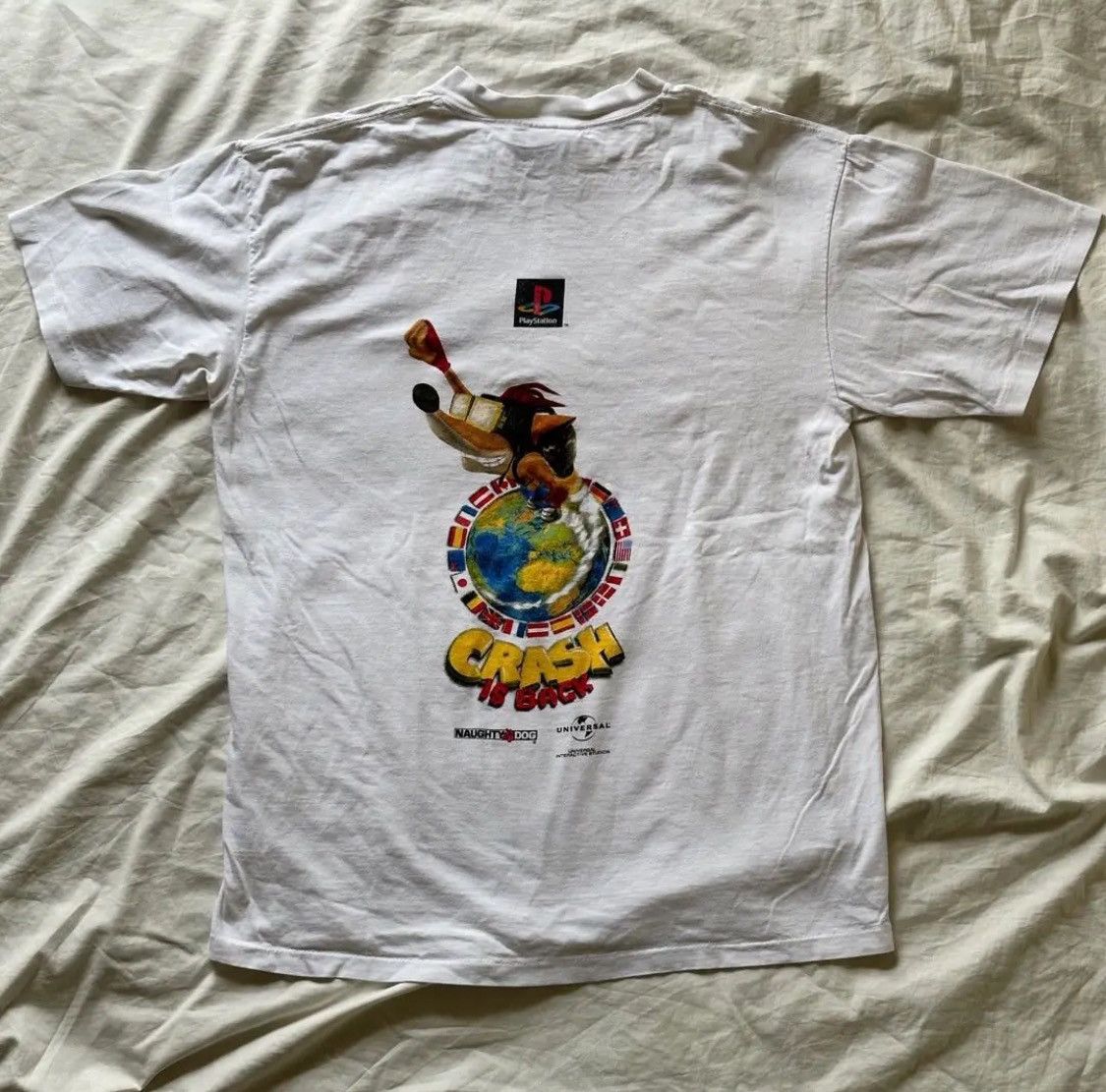 Vintage good condition! crash badicoot T-shirt 90's vintage Size US L / EU 52-54 / 3 - 1 Thumbnail